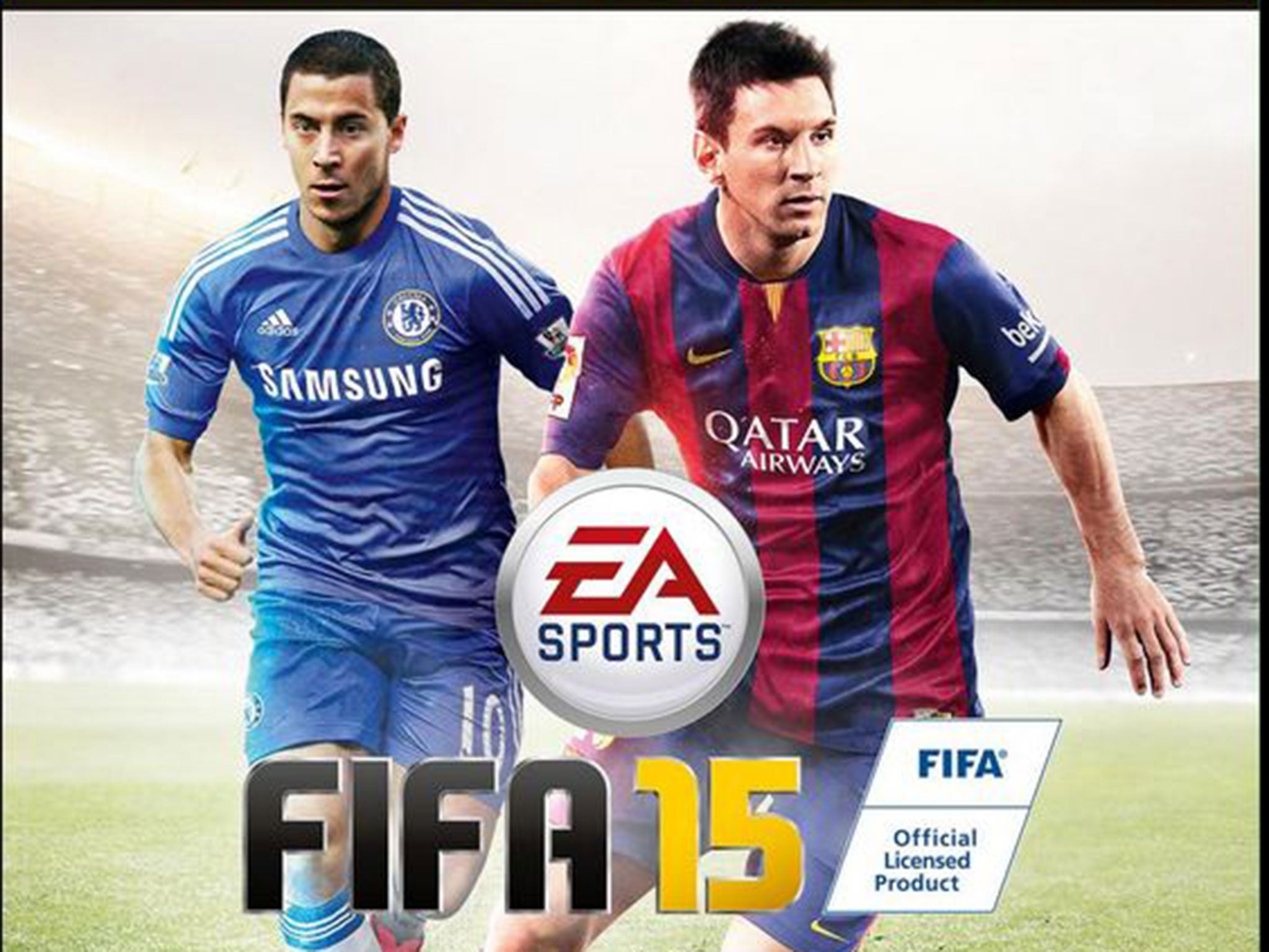 Eden Hazard has been named cover star for FIFA 15 in the UK