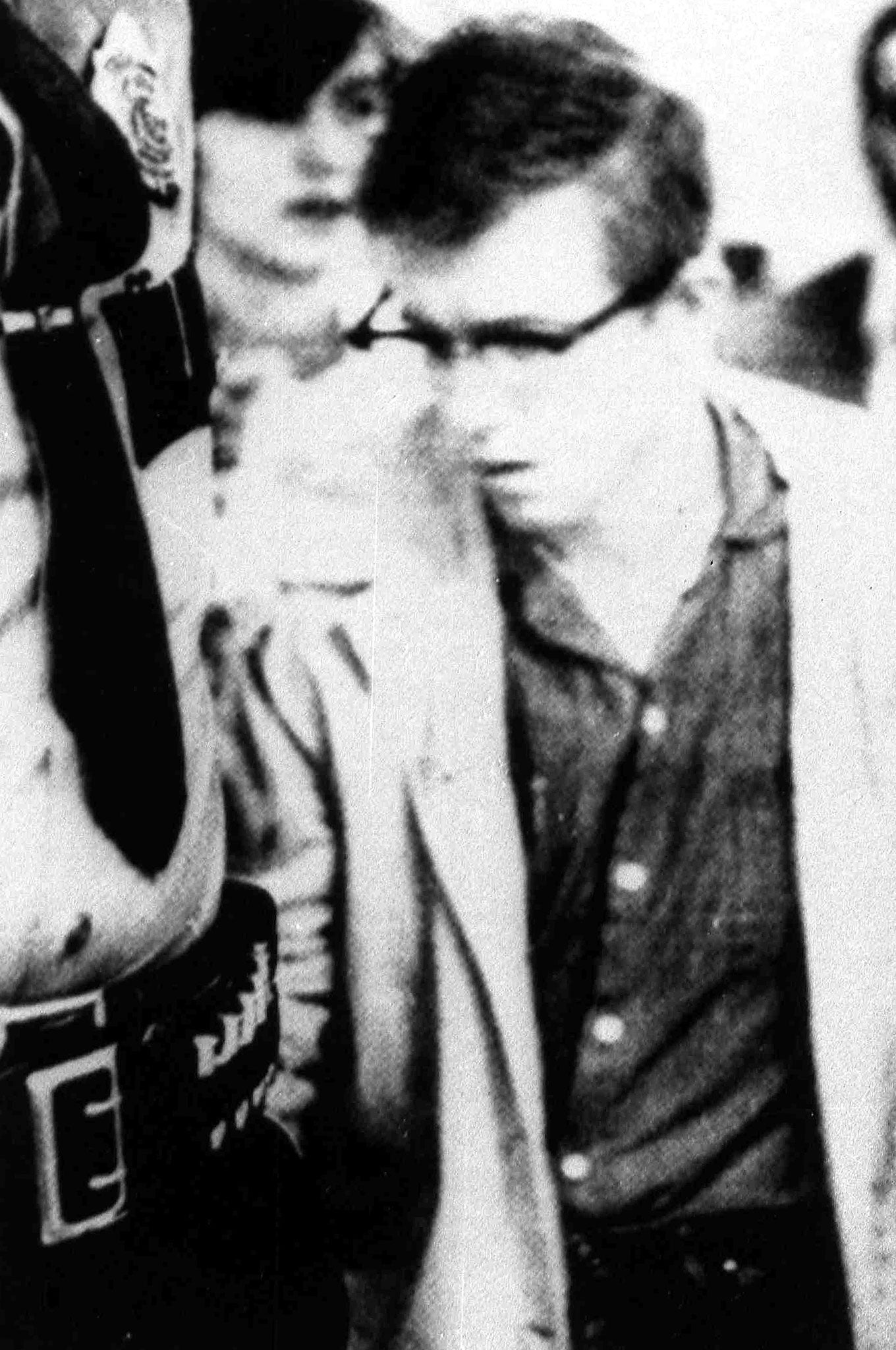 Robert Hansen leaves court in Anchorage, Alaska. Hansen, a convicted Alaska serial killer who hunted down women in the Alaska wilderness in the 1970s