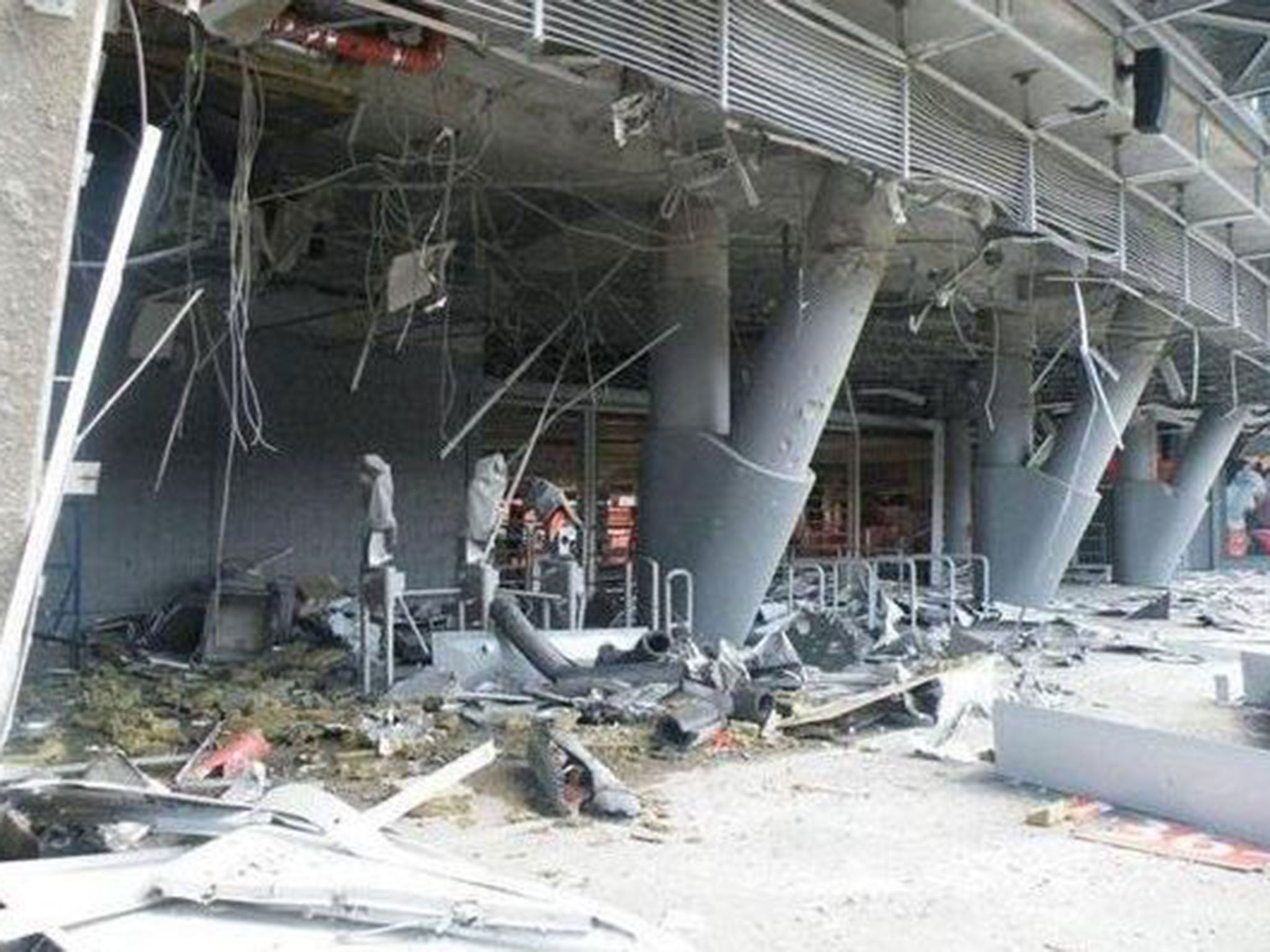 &#13;
Shakhtar Donetsk's Donbass Arena has been largely destroyed by Russian forces &#13;