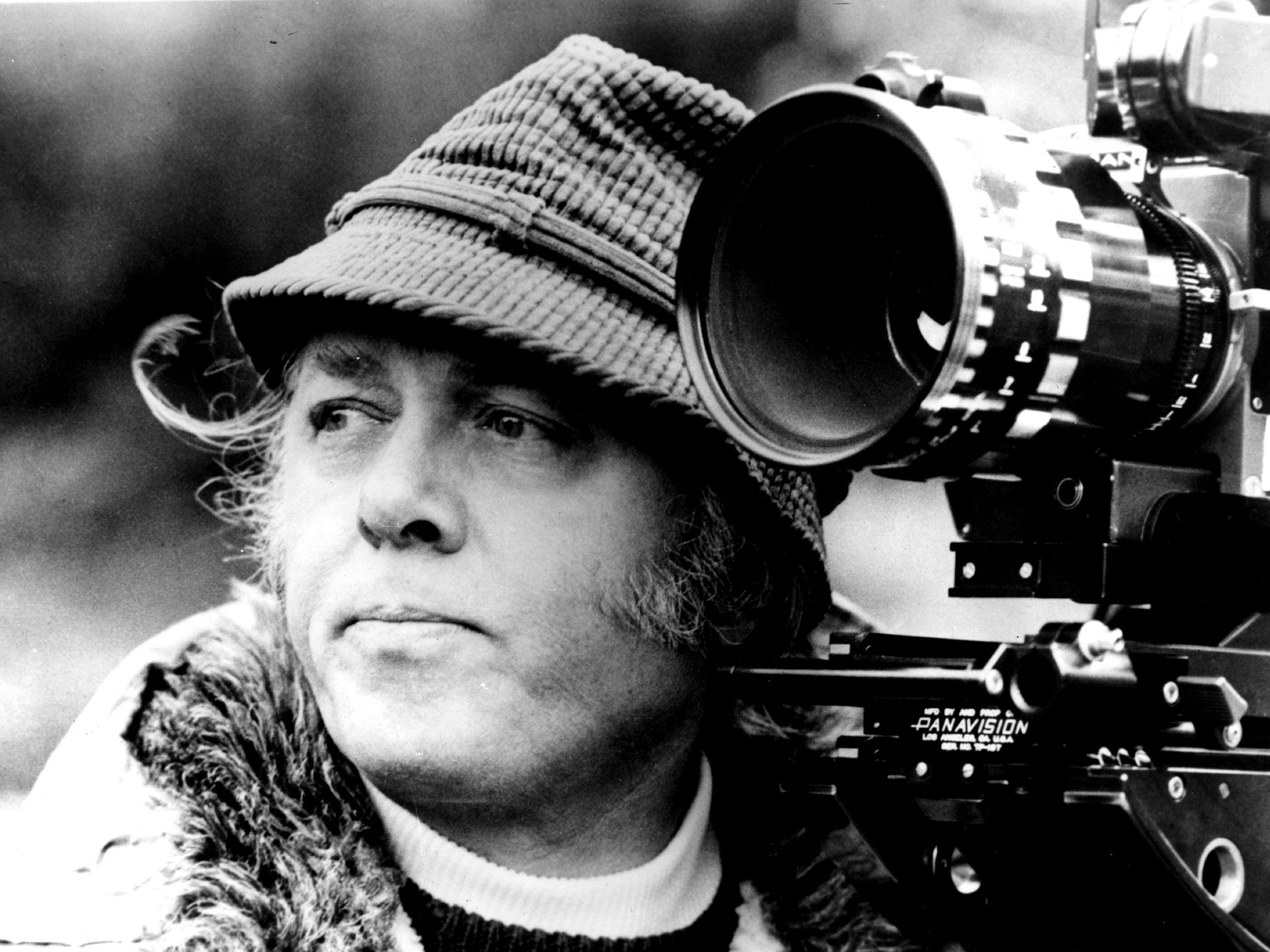 Richard Attenborough shooting his film 'Magic' in 1979