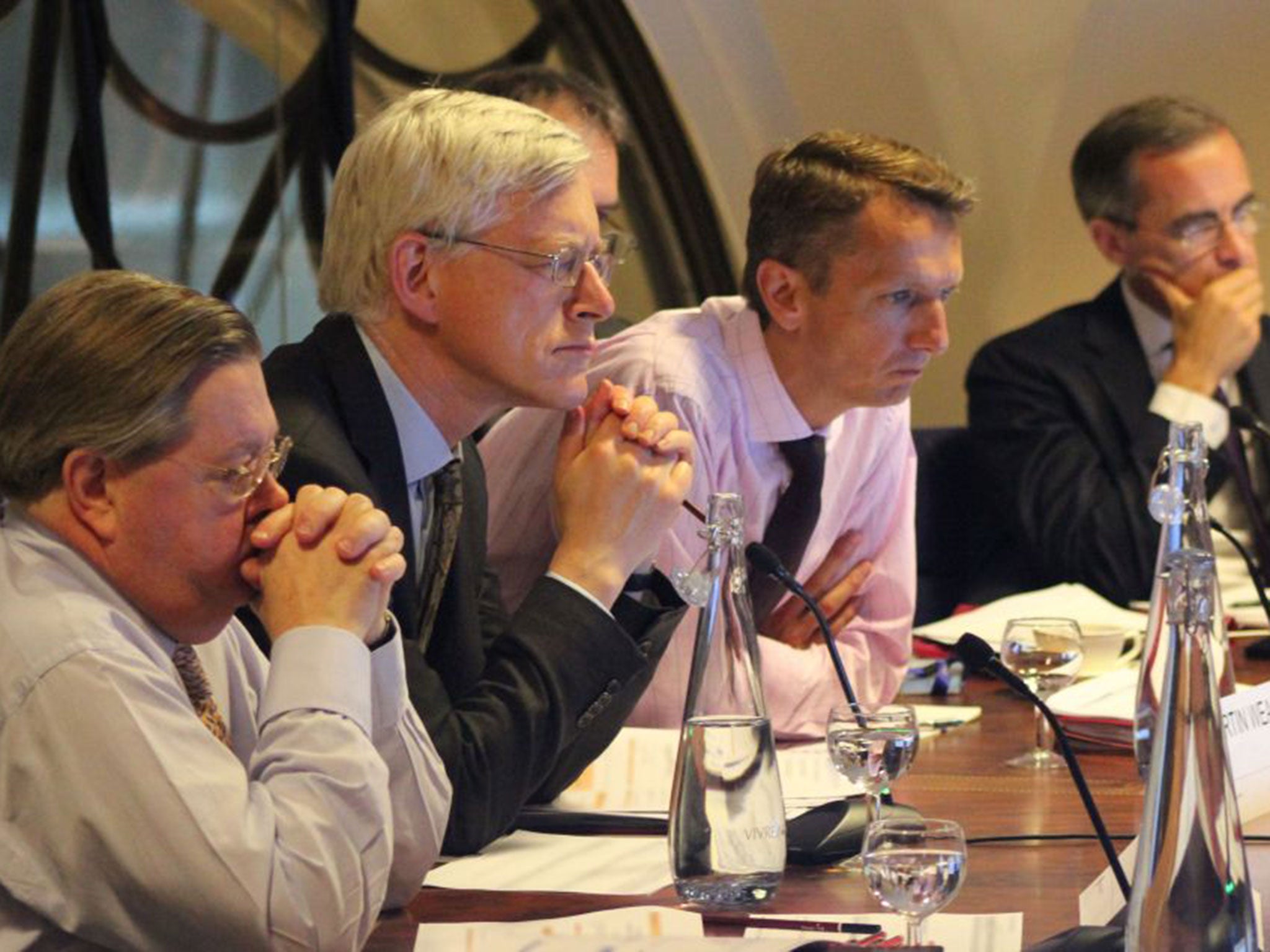 Ian McCafferty, left, was the one member of the Bank of England’s Monetary Policy Committee that voted to raise the interest rate