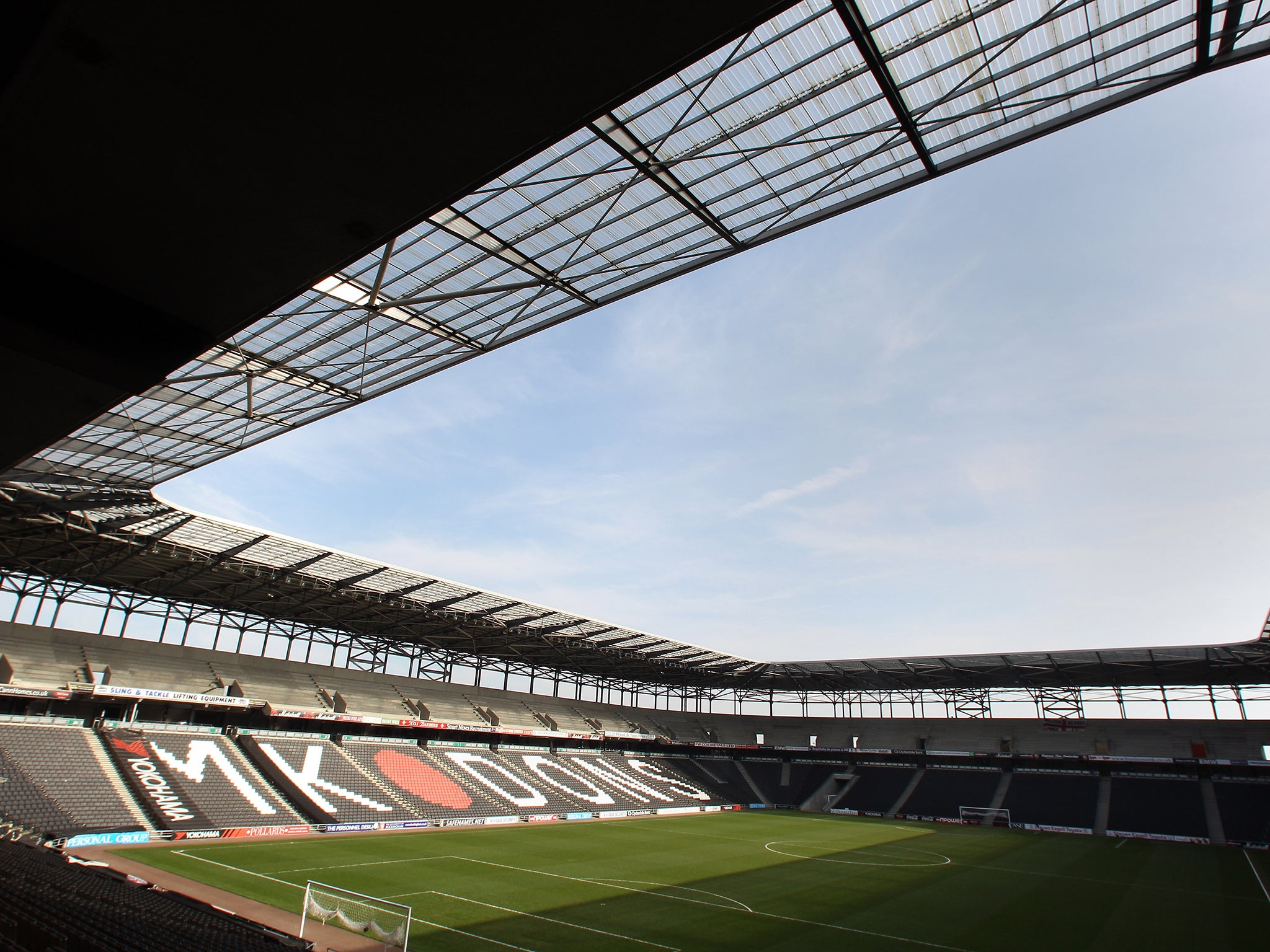 A view of Stadium mk