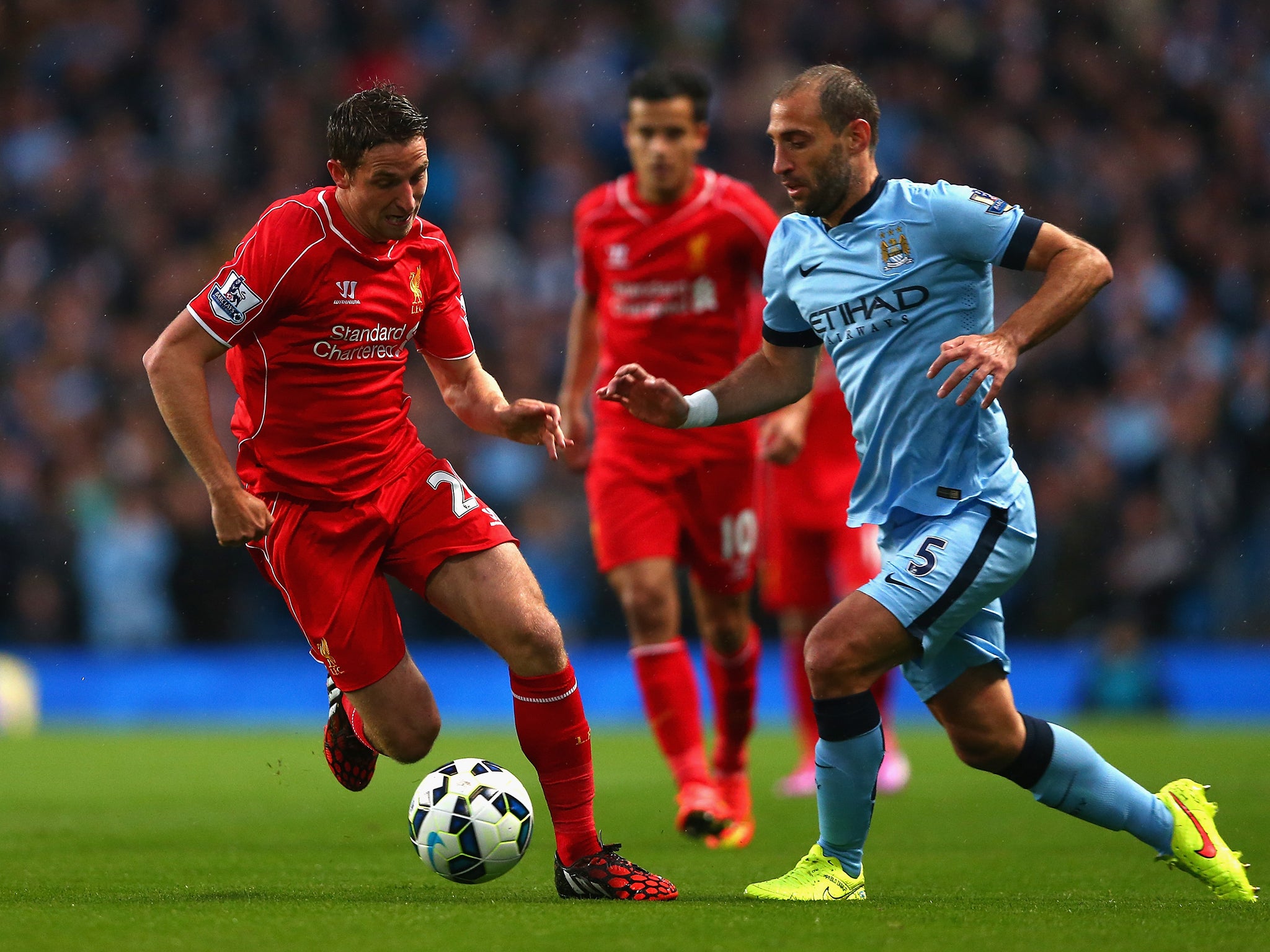 Zabaleta in action