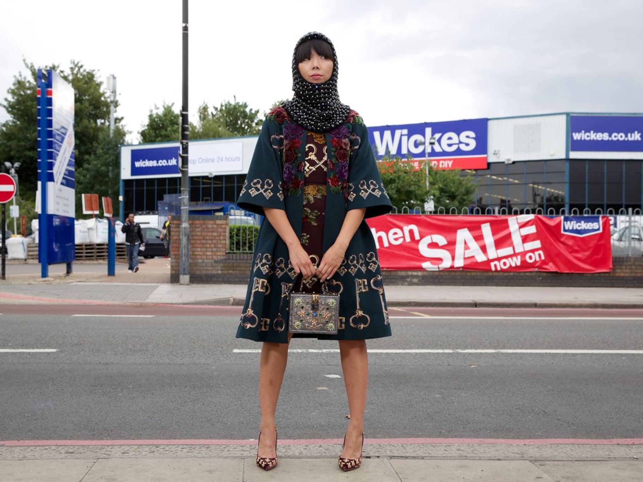 Romance by Dolce & Gabbana on the streets of north London