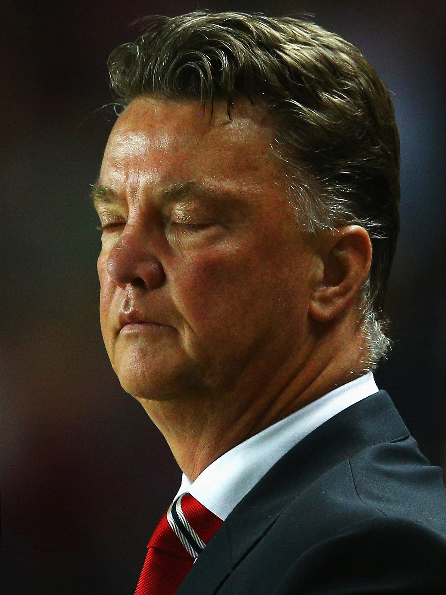 Louis van Gaal can't bear to watch anymore