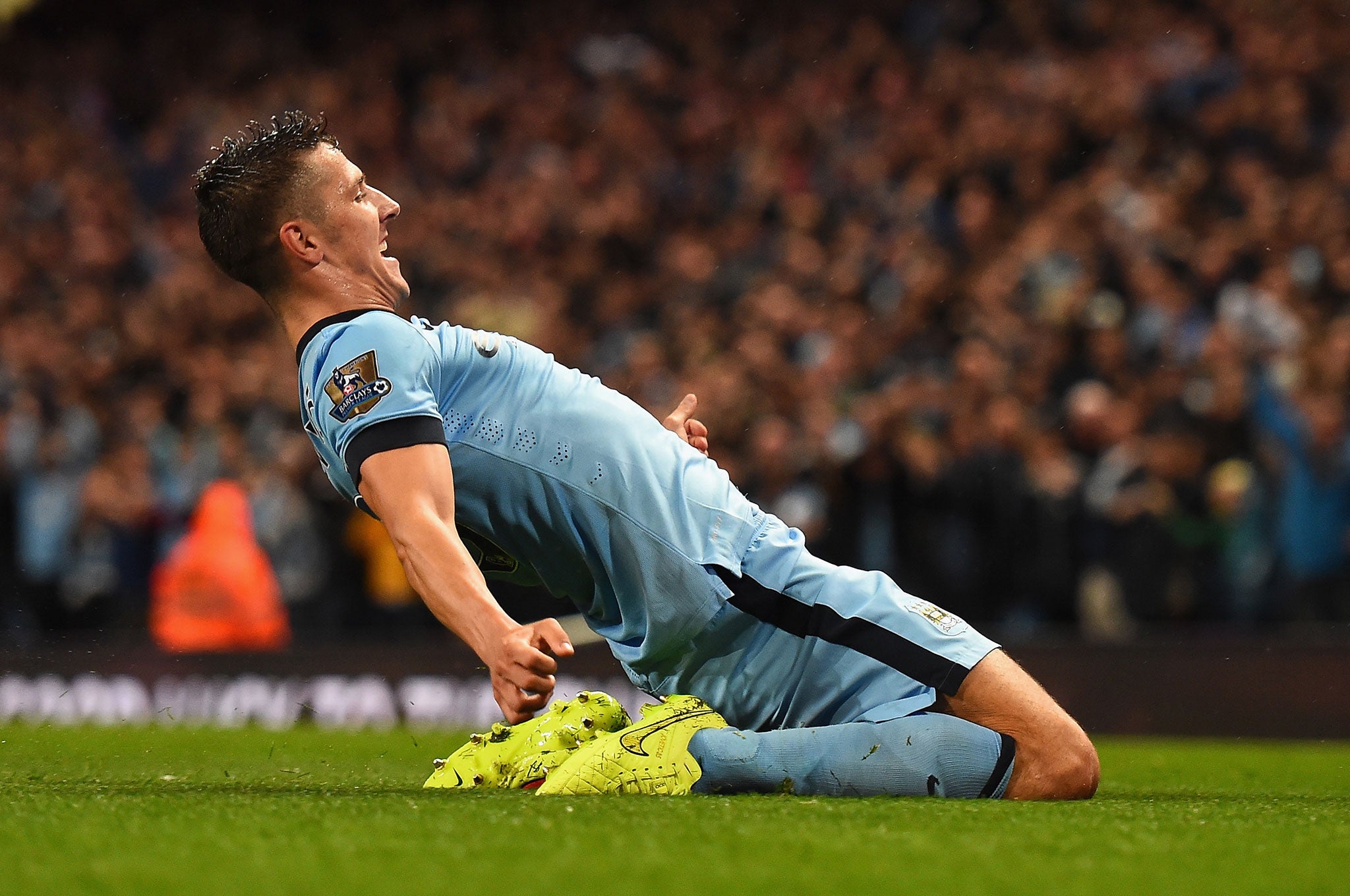 Manchester City's Stevan Jovetic