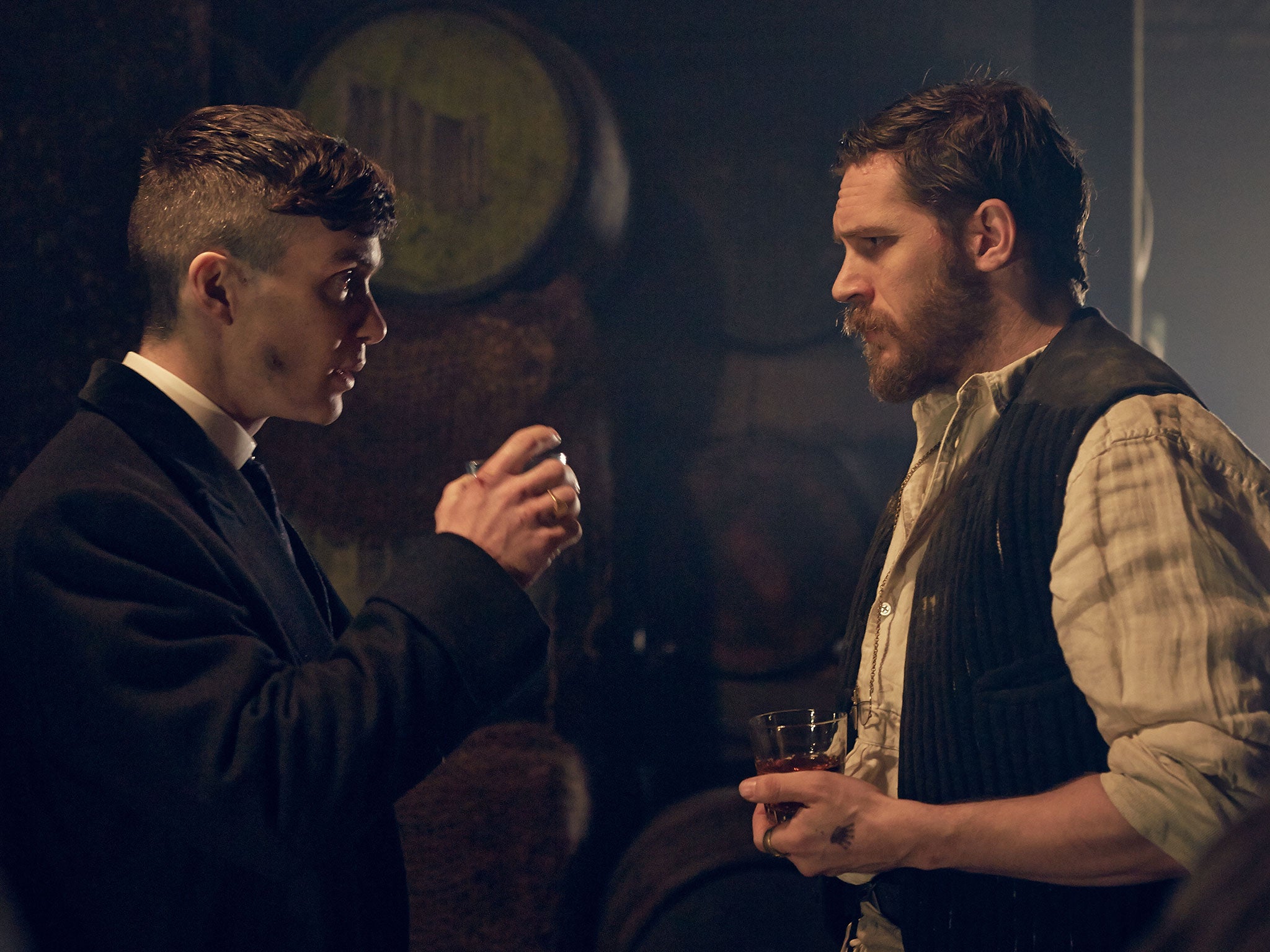 Tom Hardy stars with Cillian Murphy in Peaky Blinders II