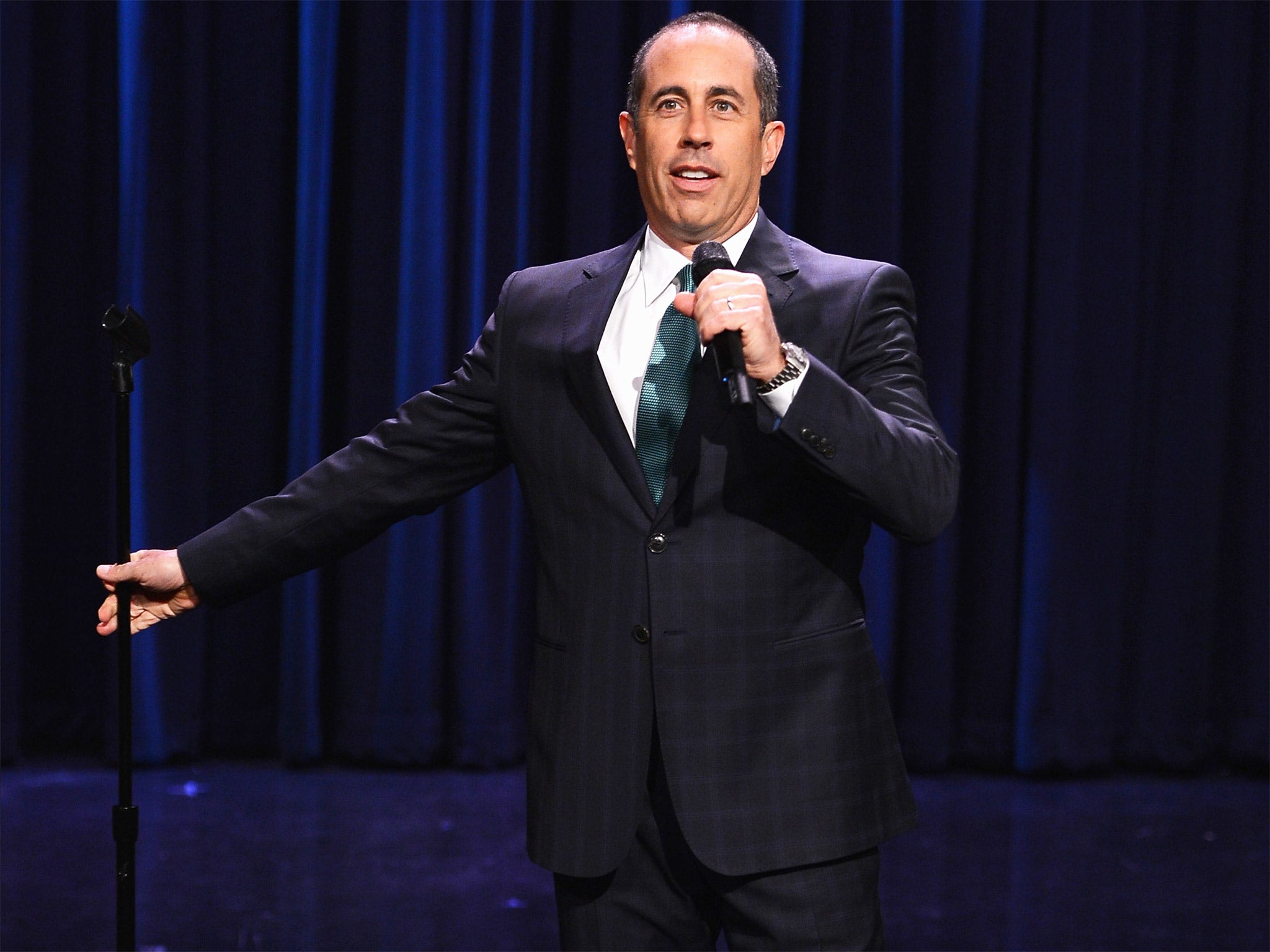 Jerry Seinfeld performing on ‘The Tonight Show’ this year (Getty)