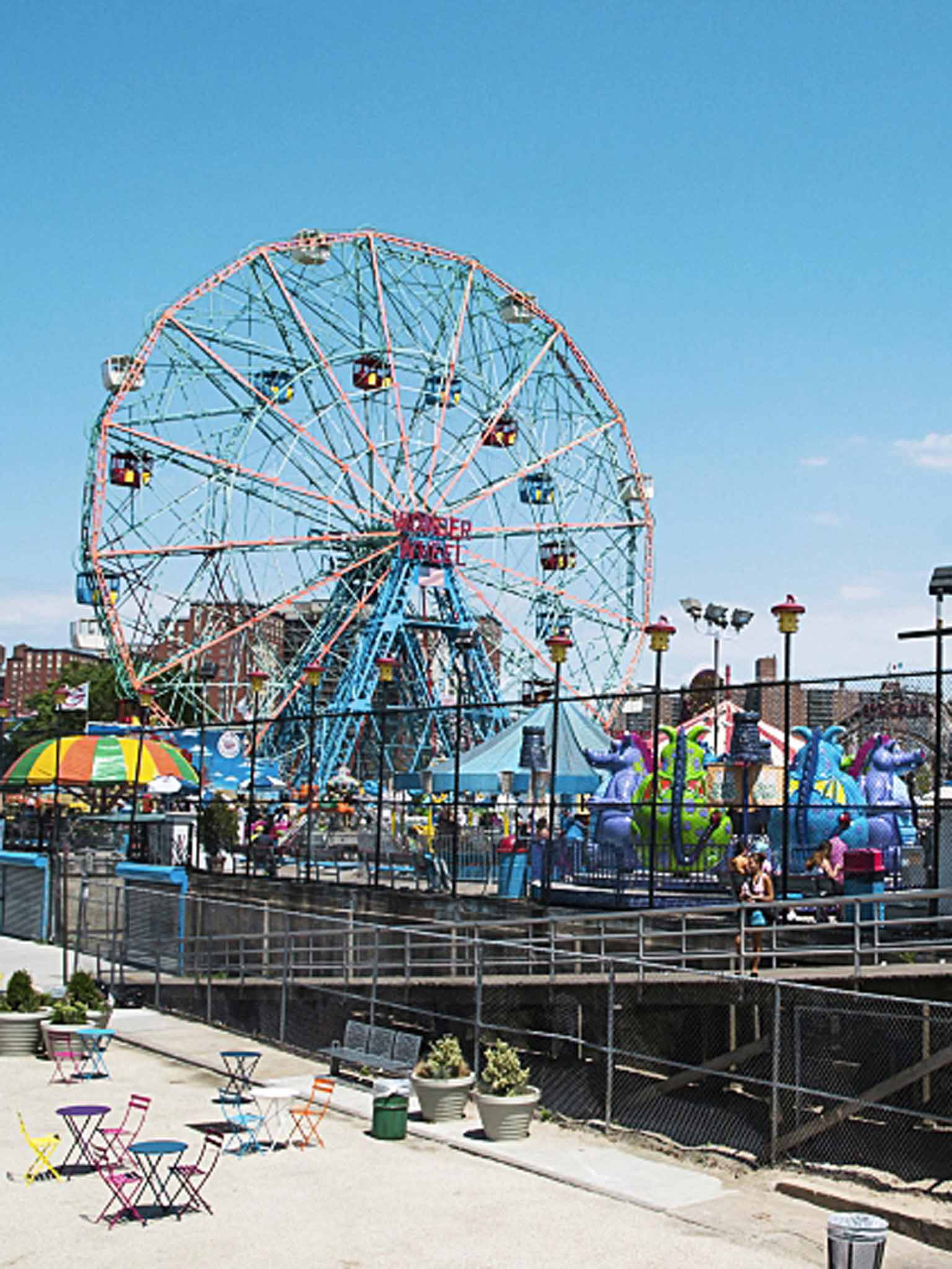 Spin city: a ferris wheel at Coney Island, a short subway ride away from Manhattan