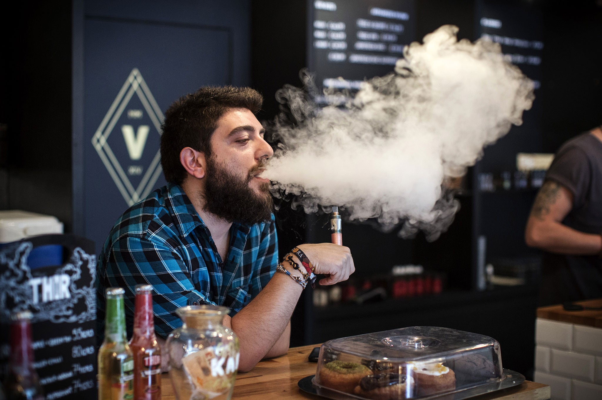 'Vape' was the third most-used work of 2014 (Getty Images)