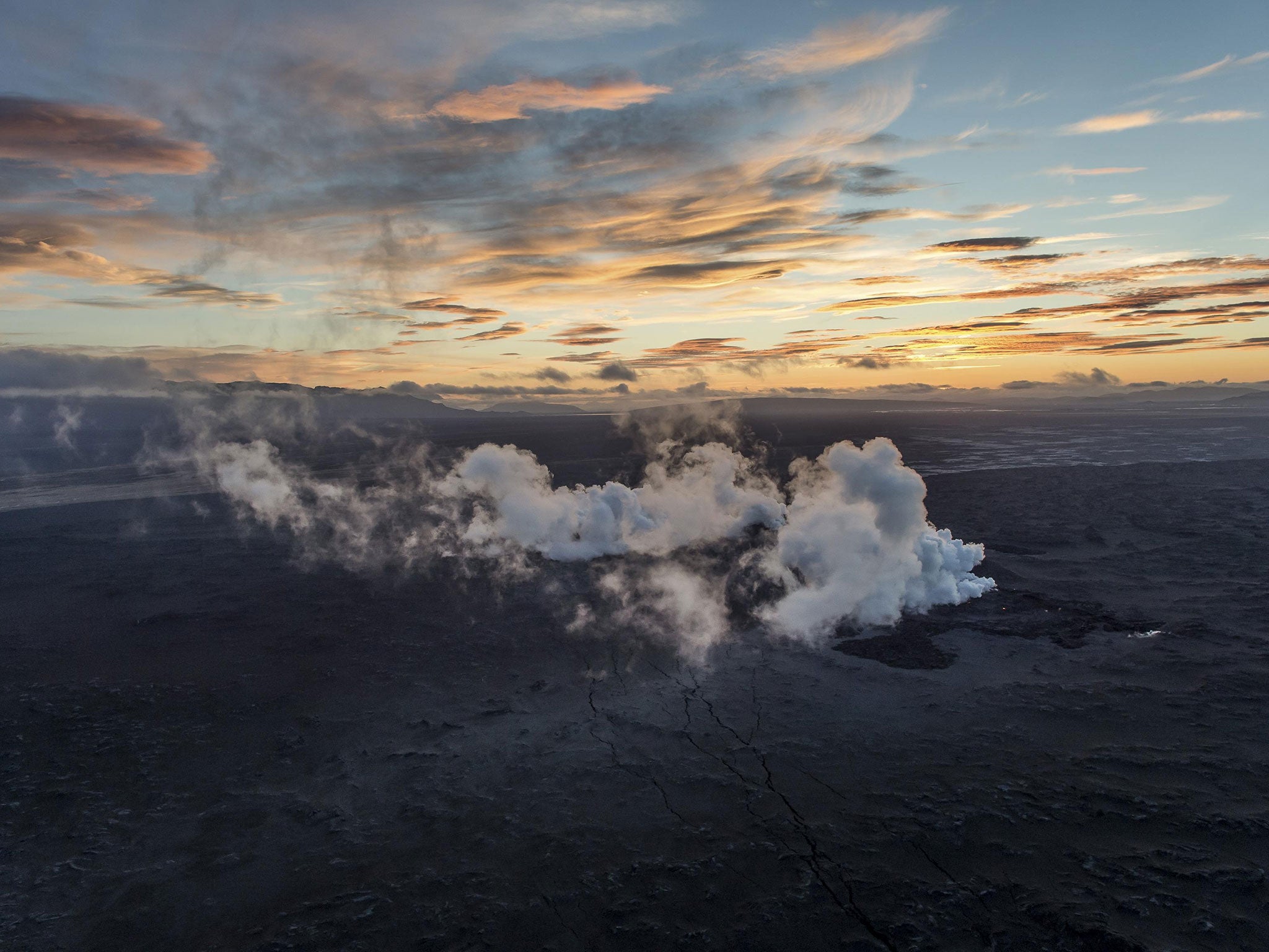 The Bardarbunga volcano in Iceland