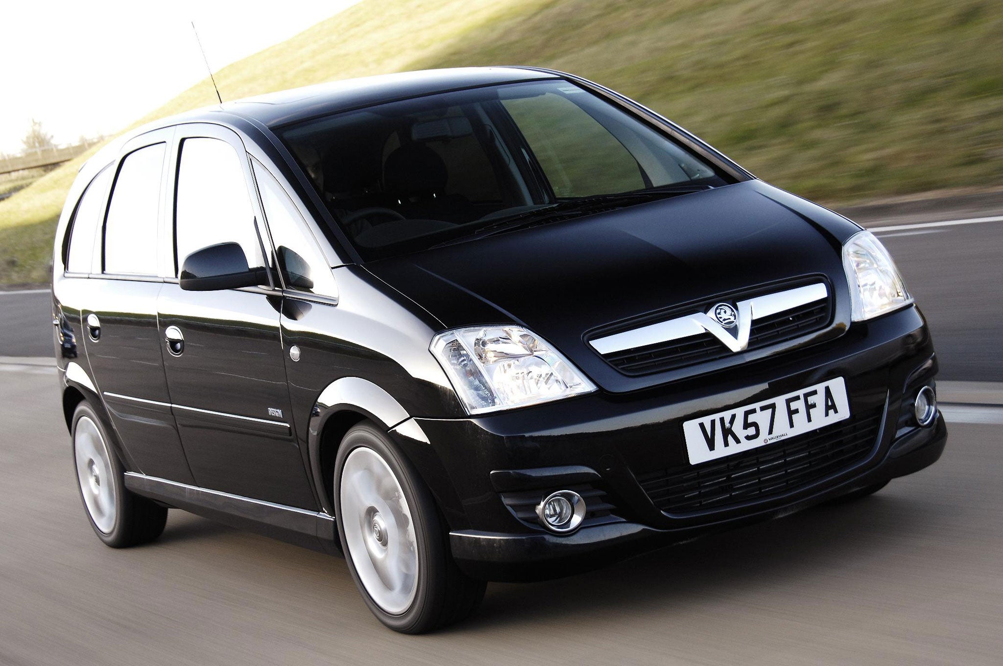 Interesing twist: The Vauxhall Meriva's rear doors hinge from the back so that a dog could potentially get in and out easily