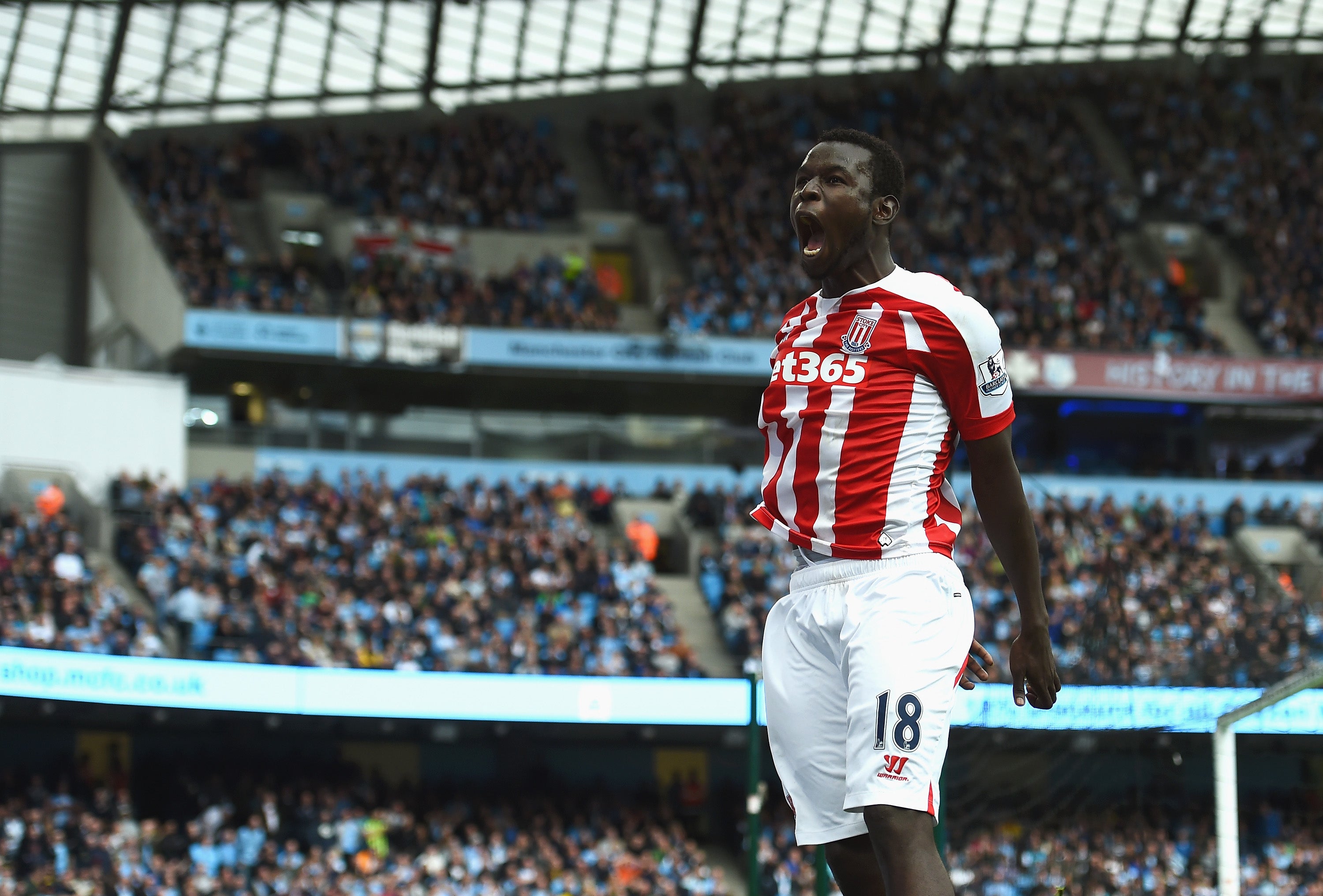 Stoke forward Mame Biram Diouf