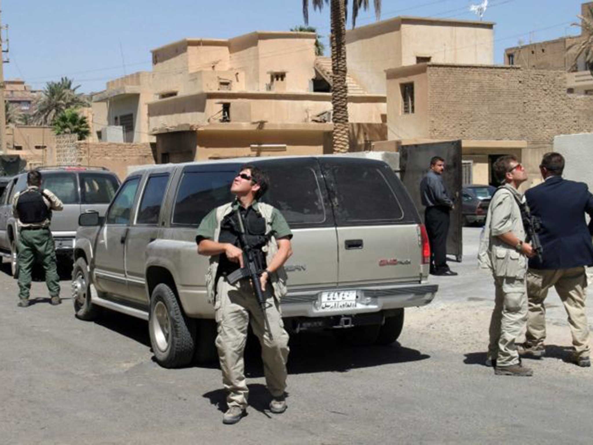 Blackwater men operating in Iraq in 2003