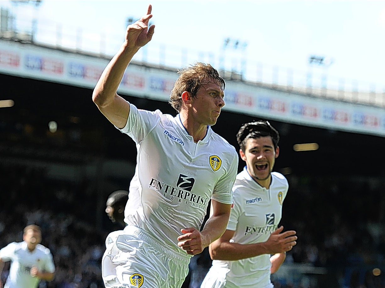 Leeds player Steven Warnock