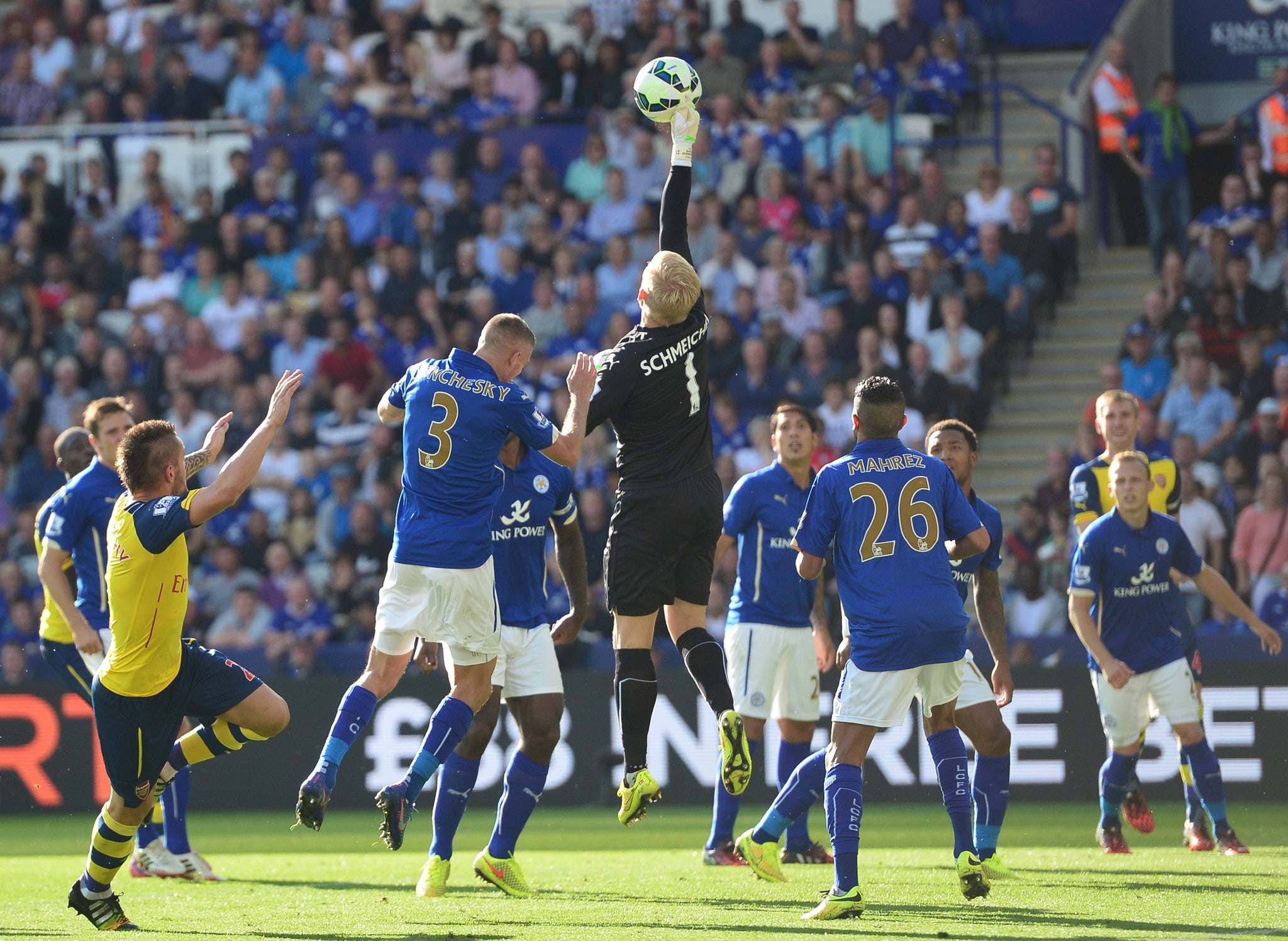 Leicester's backline held firm and countered effectively