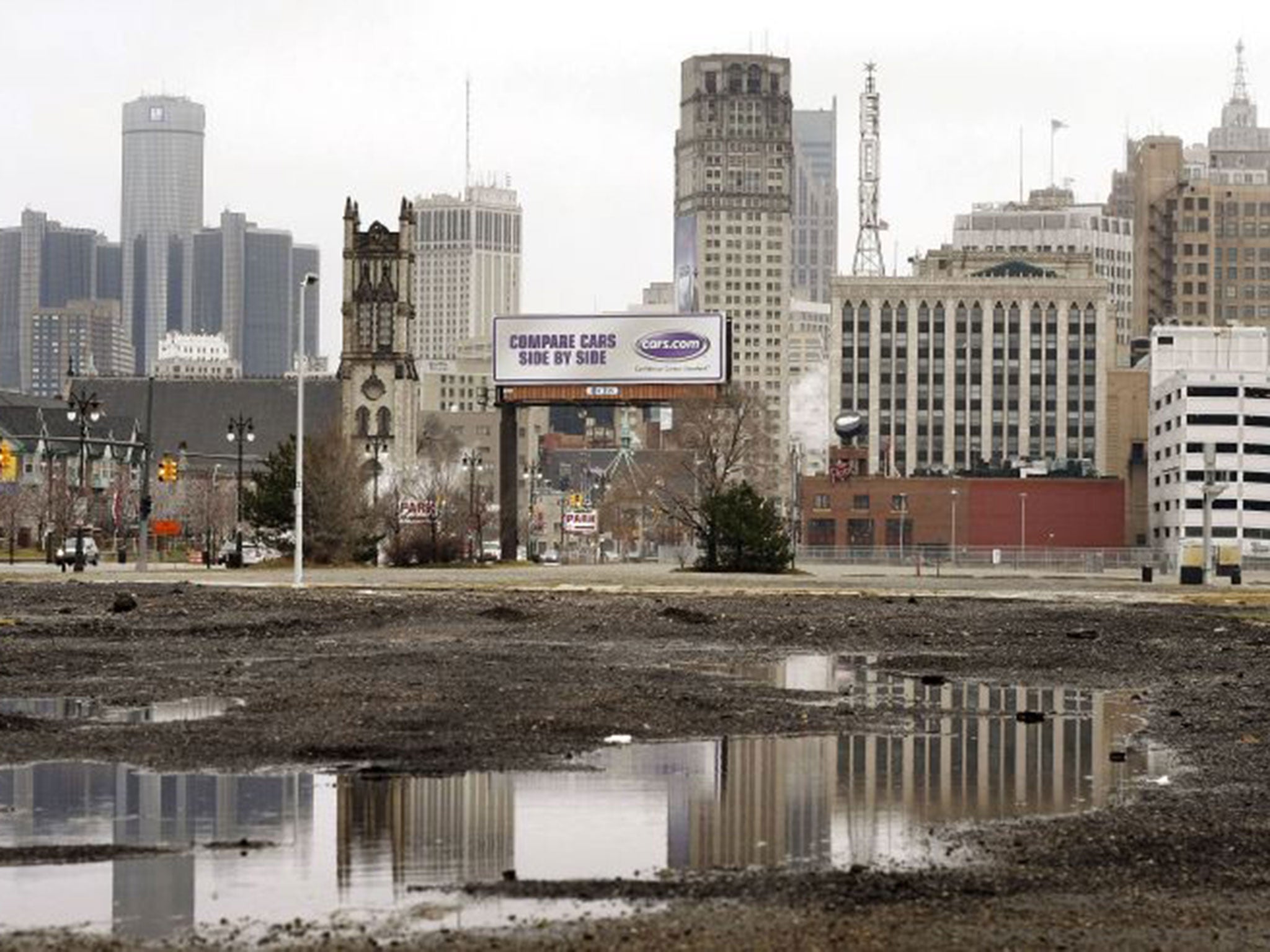 Panic in Detroit: the city’s population has plummeted from a peak of 1.8 million to 700,000 today, its lowest level since 1910, after a middle-class exodus as crime worsened