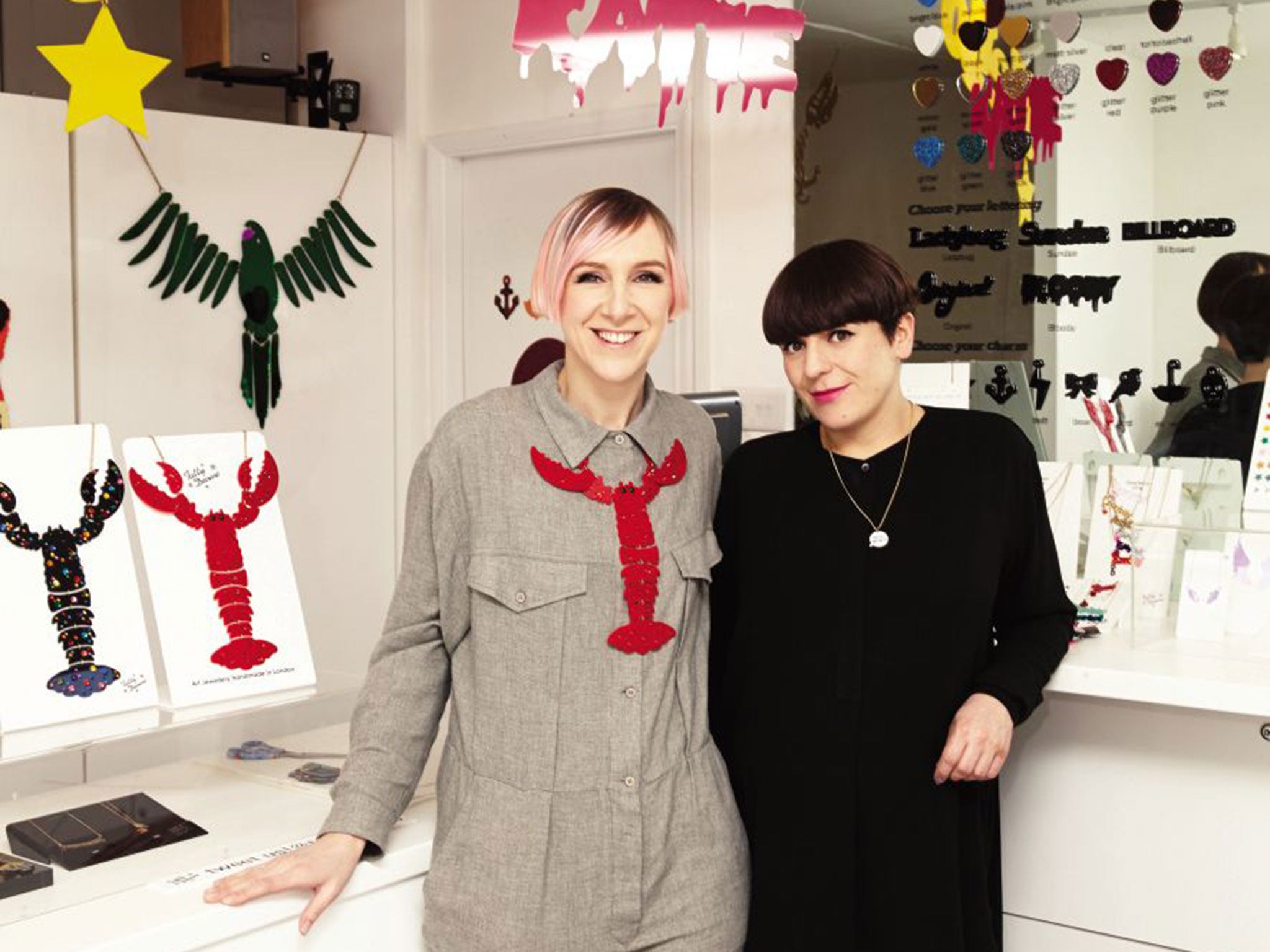 Harriet Vine and Rosie Wolfenden are the creators behind Tatty Devine