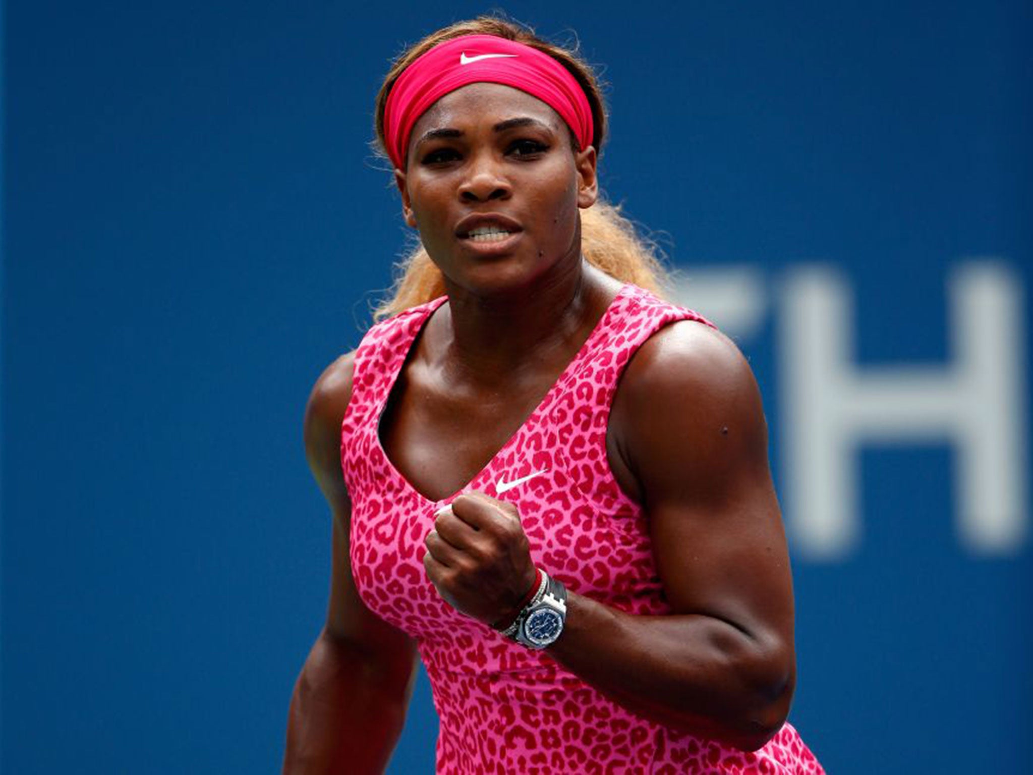 Serena Williams beat Kaia Kanepi 6-3, 6-3 and is the only one of the top nine seeds left in the US Open