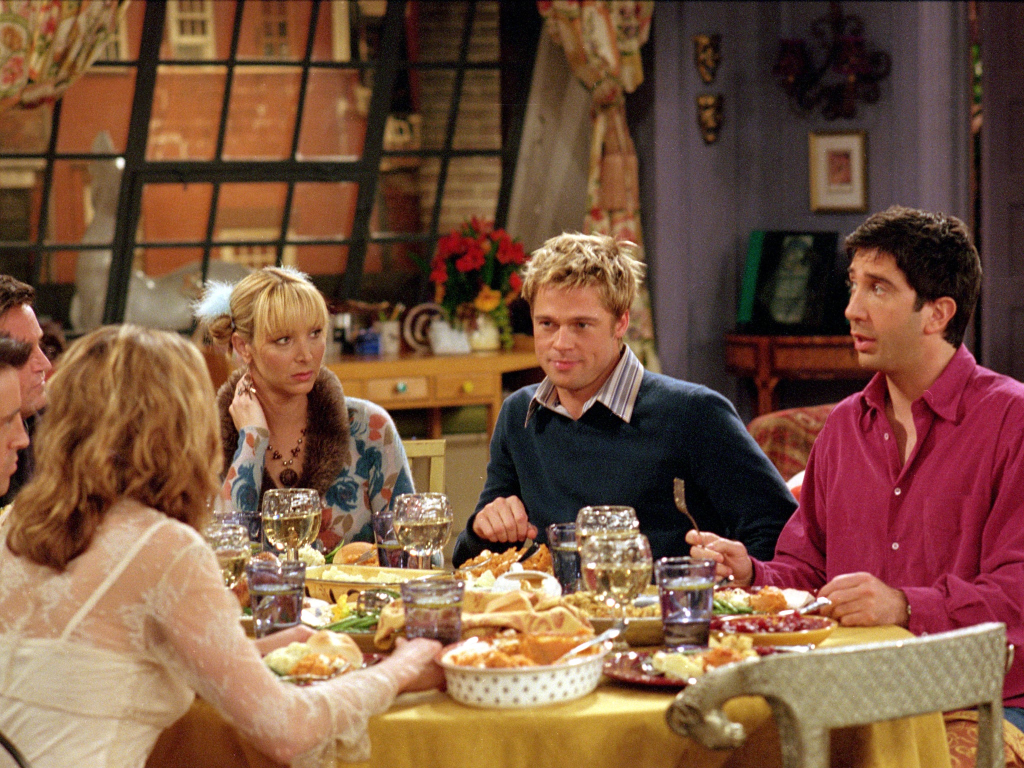 Brad Pitt played Will Colbert, the boy Rachel used to bully at school (we know, how could she?). The pair were still married in real life at the time