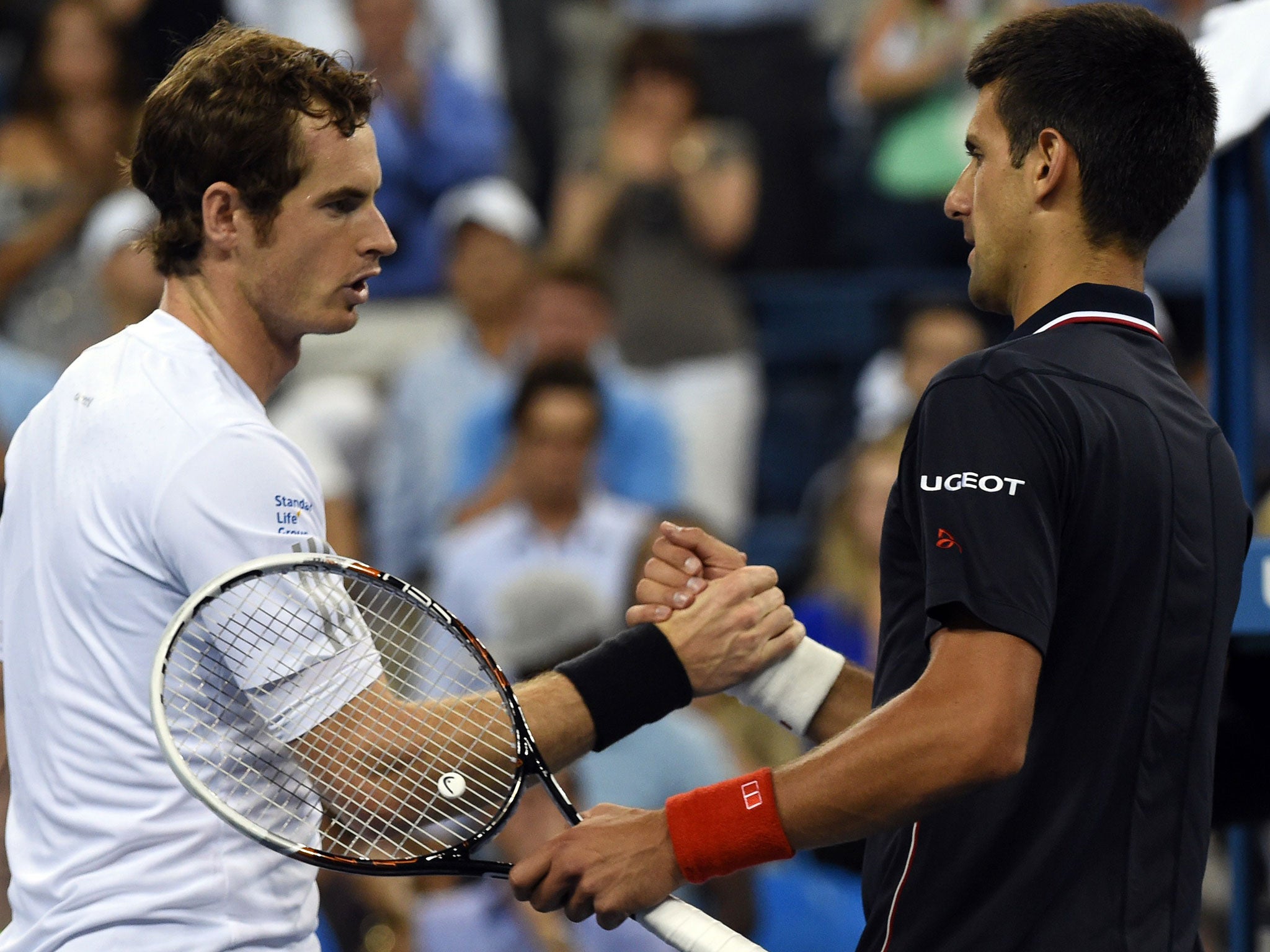 Murray congratulates Djokovic after his US Open quarter-final defeat