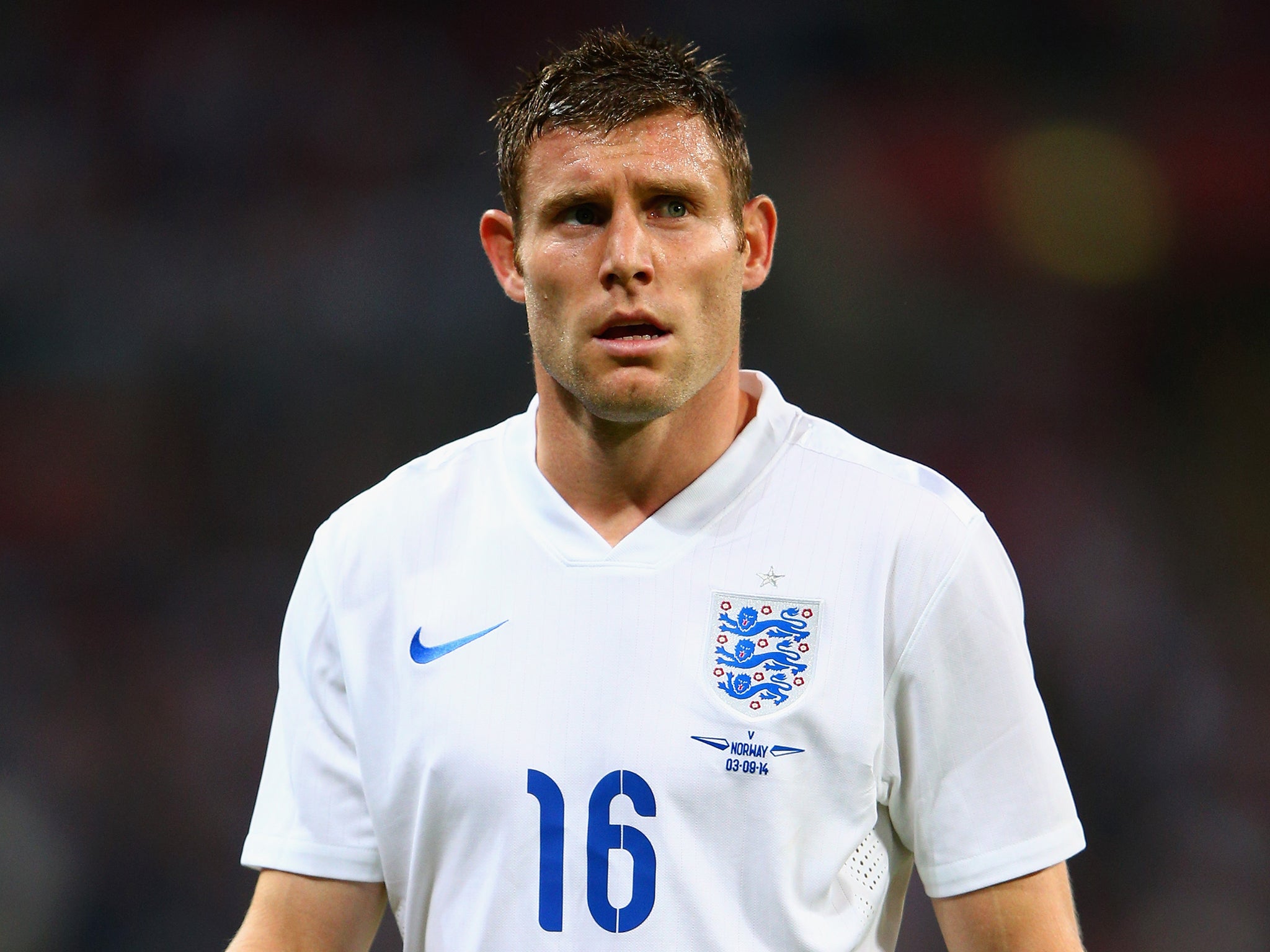 James Milner has just one goal in 50 international caps