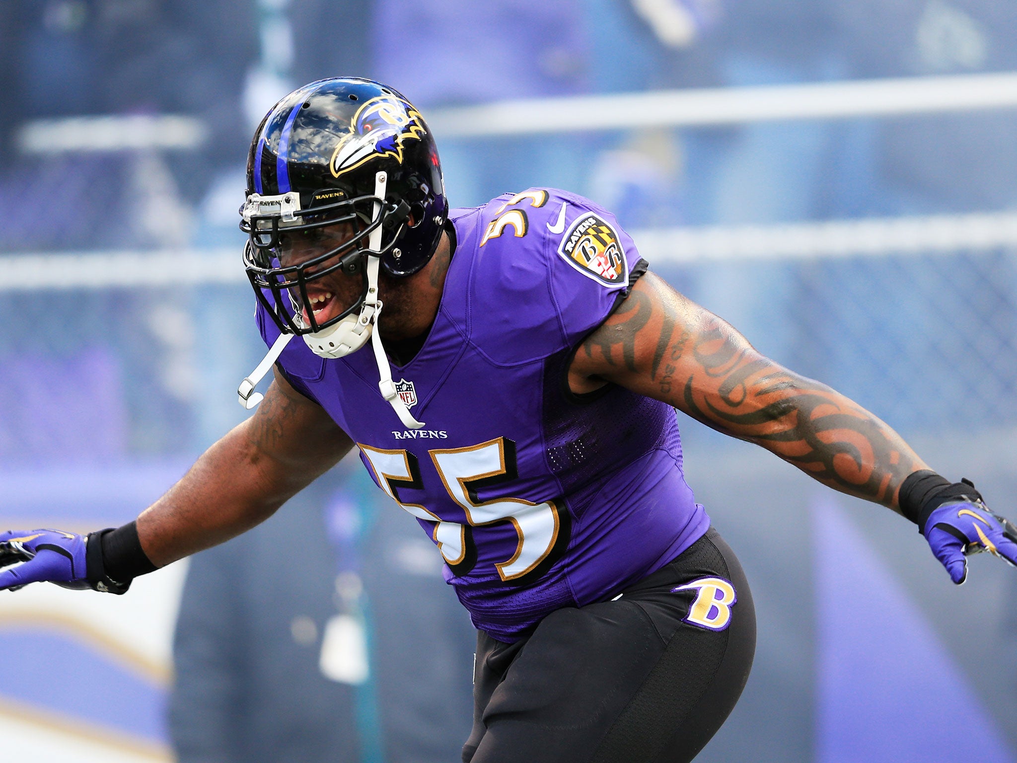 Baltimore Ravens outside linebacker Terell Suggs