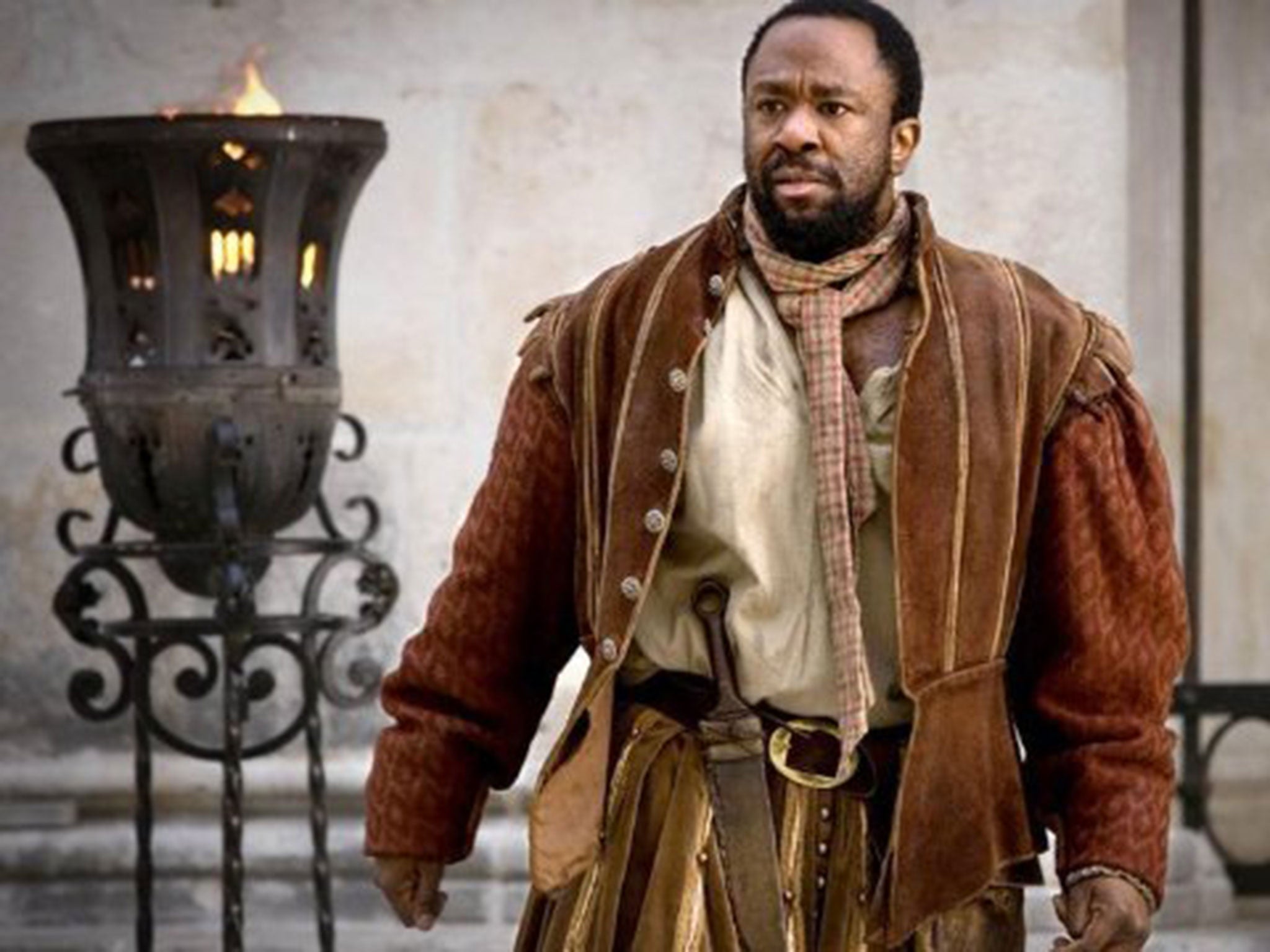 Lucian Msamati, here playing Guido in Doctor Who episode 'The Vampires of Venice', will be the Royal Shakespeare Company's first black Iago