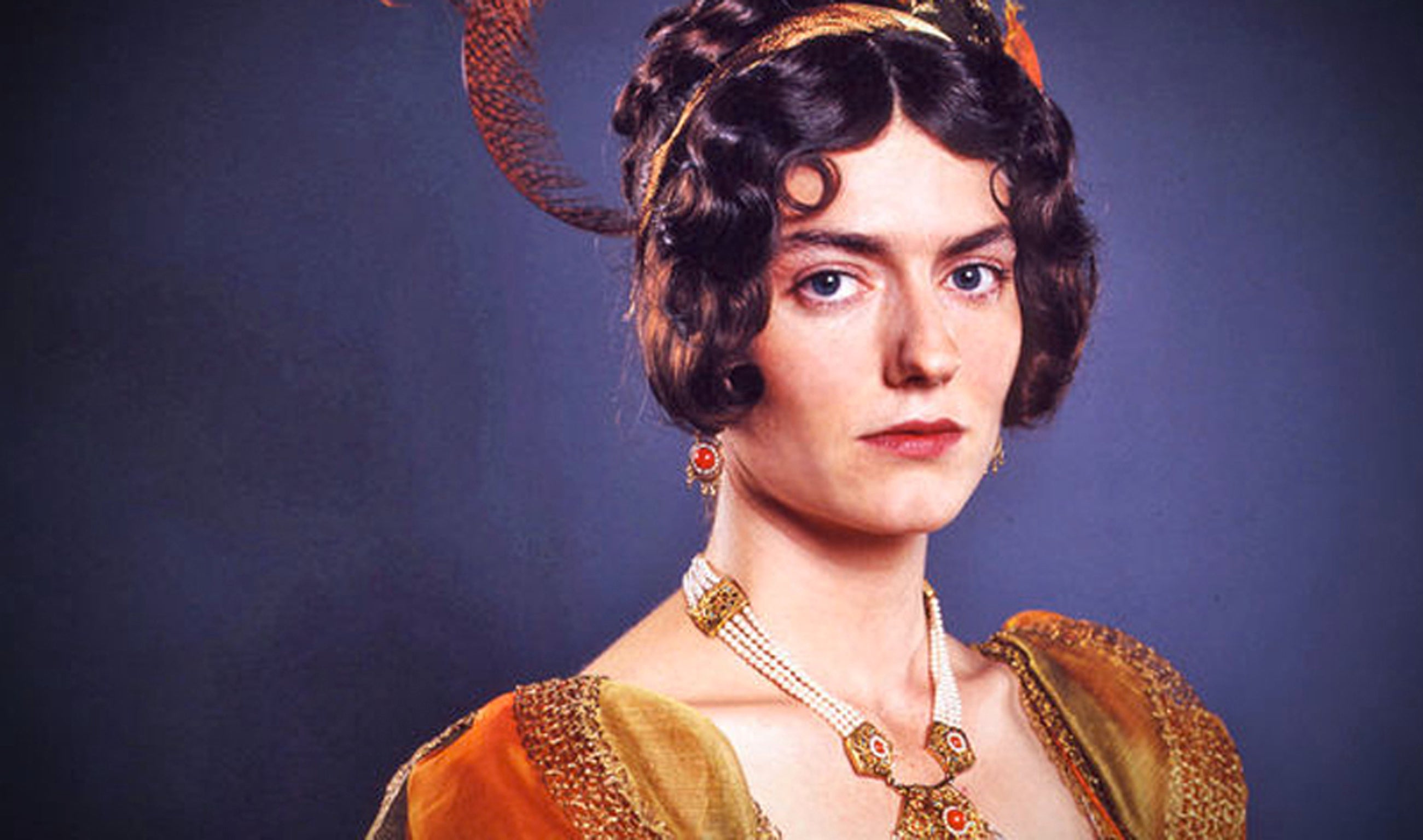 Anna Chancellor as Miss Bingley in Pride and Prejudice