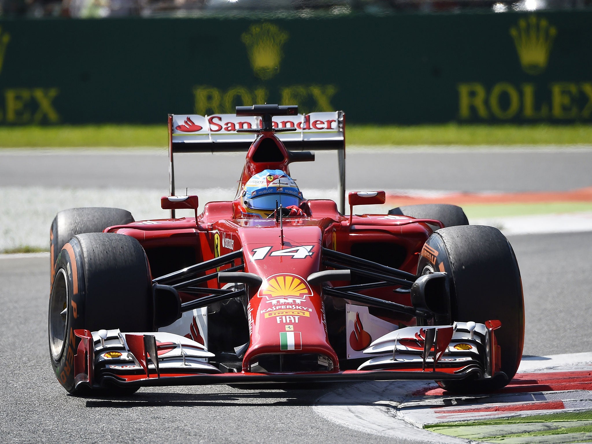 Alonso attempted to lift the gloom around Ferrari but could only muster seventh