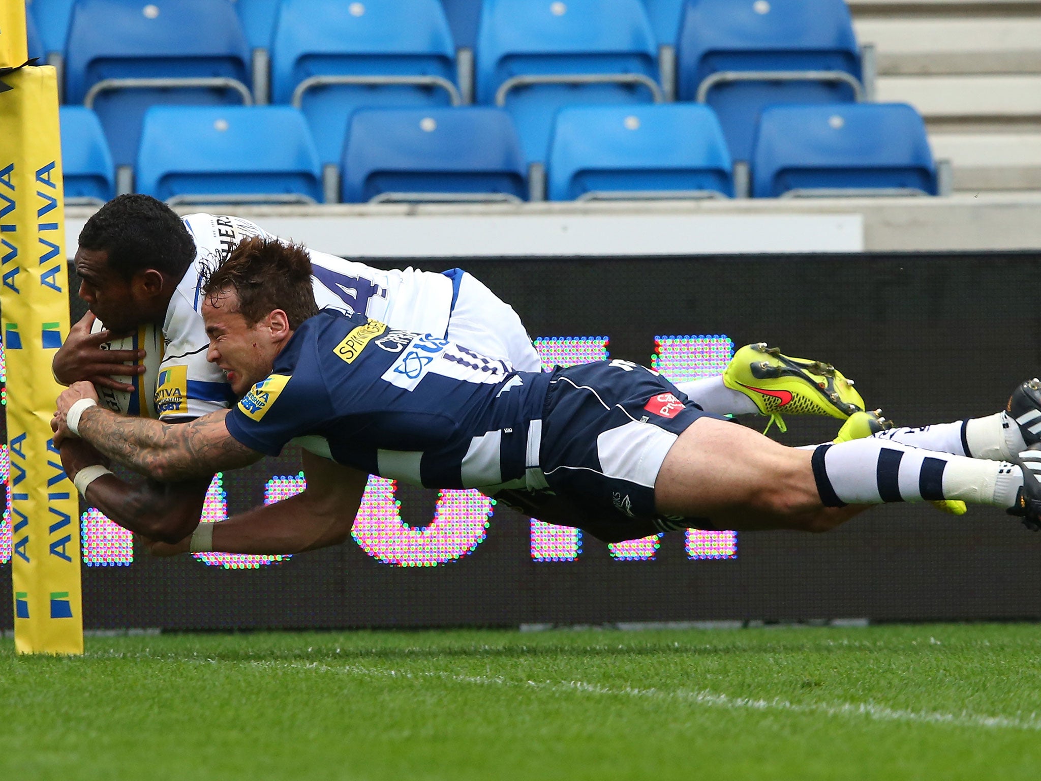 Cipriani can't prevent Rokoduguni crashing over to put Bath out of sight