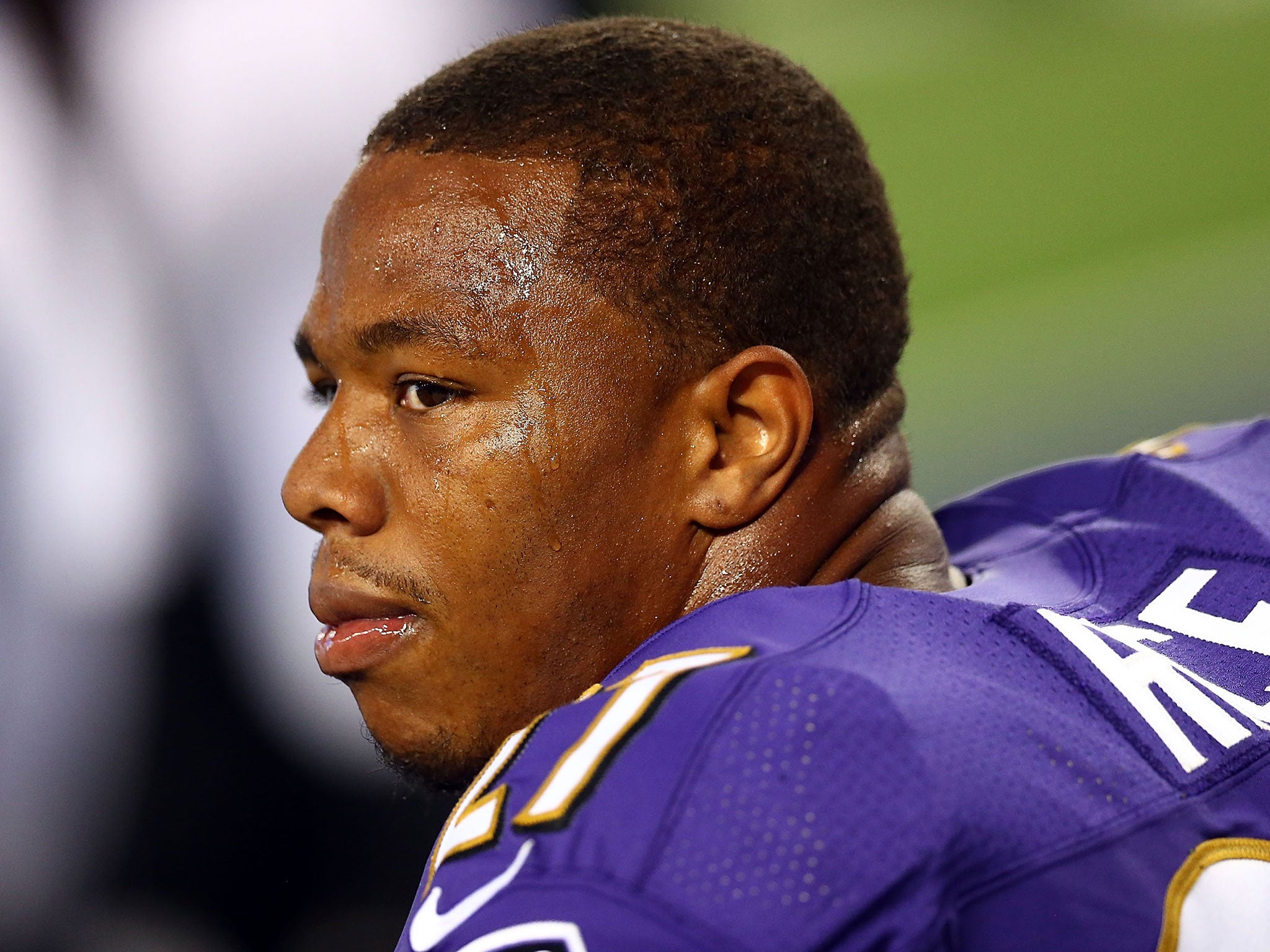 Baltimore Ravens running-back Ray Rice