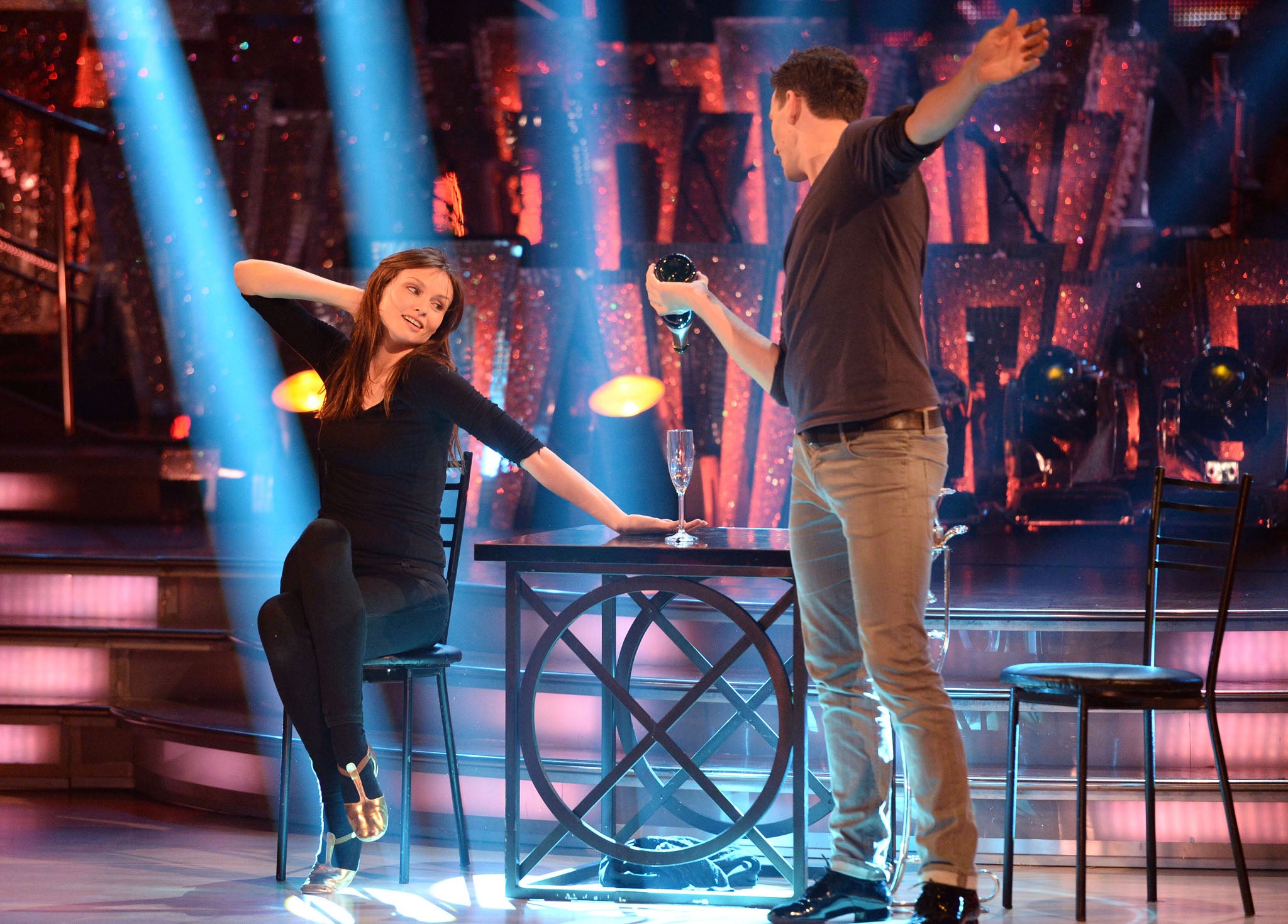 Sophie Ellis Bextor performing with Brendan Cole during the 2013 series of Strictly Come Dancing