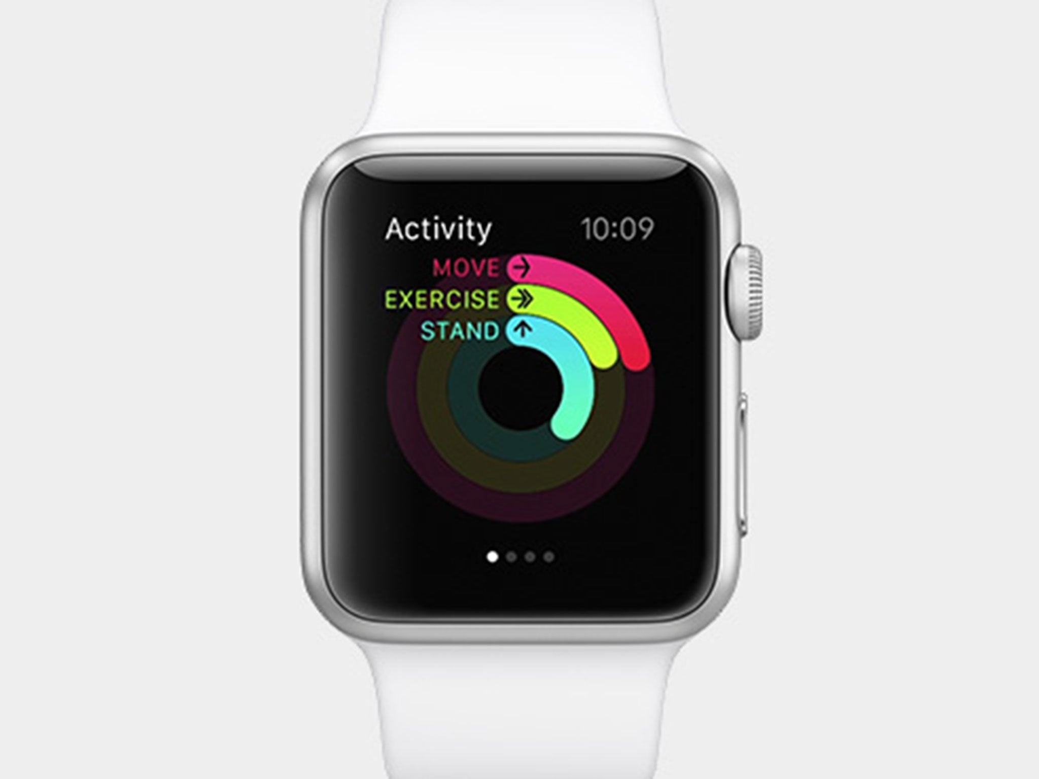 Apple Watch's Activity app tracks three aspects of movement