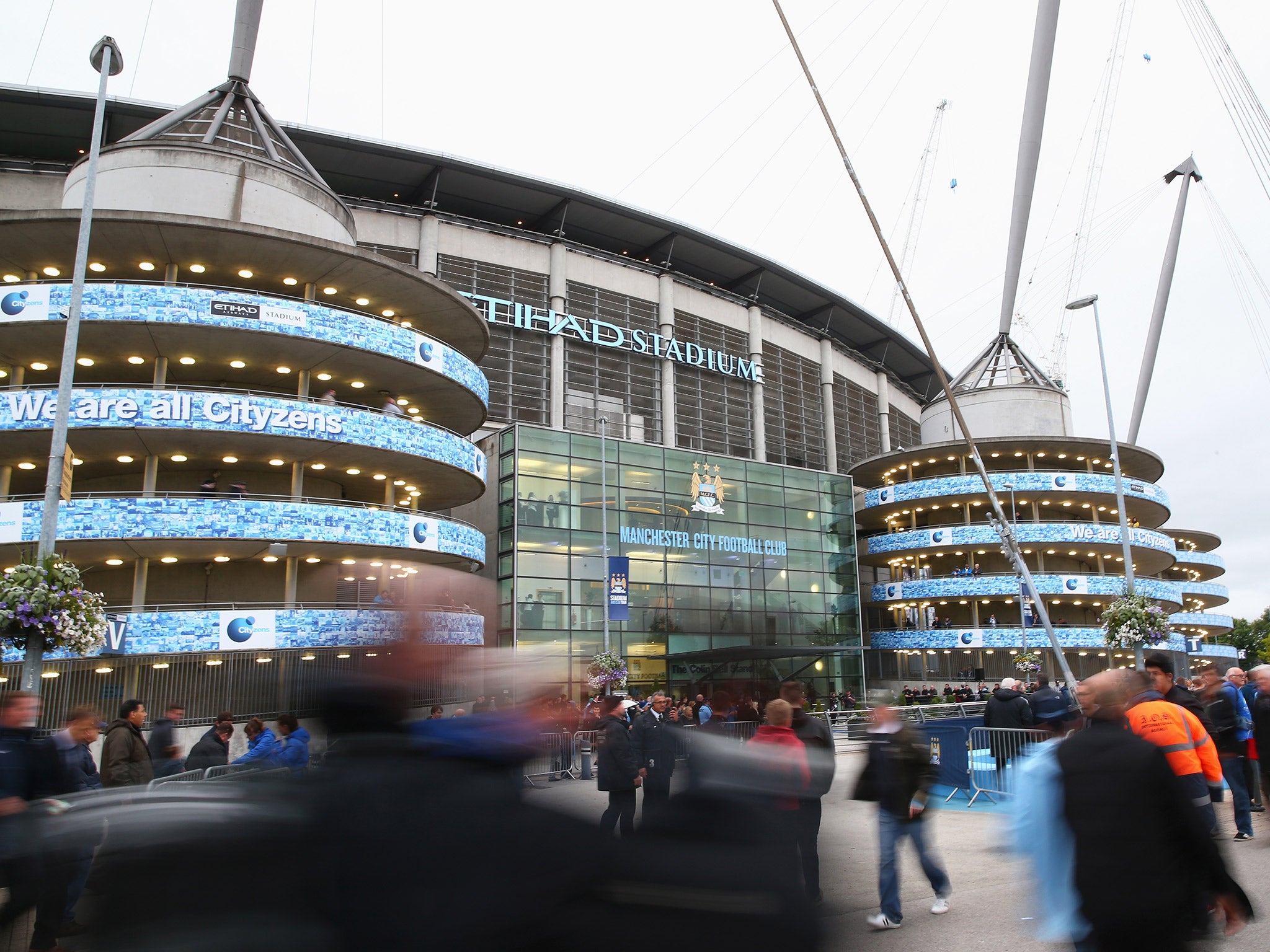 The Etihad Stadium, home of Manchester City