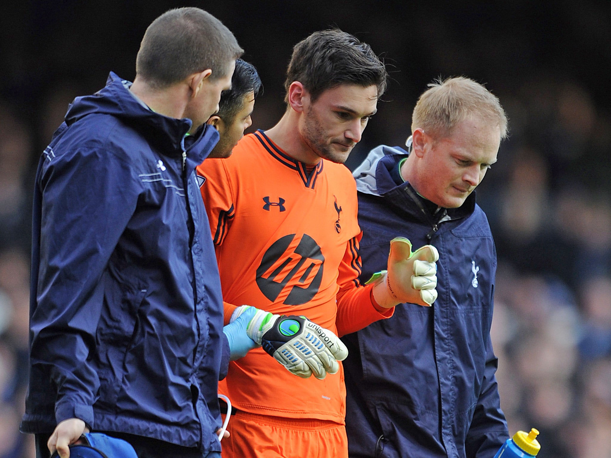 Andre Villas-Boas was criticised last season after keeping Hugo Lloris on the pitch following concussion against Everton