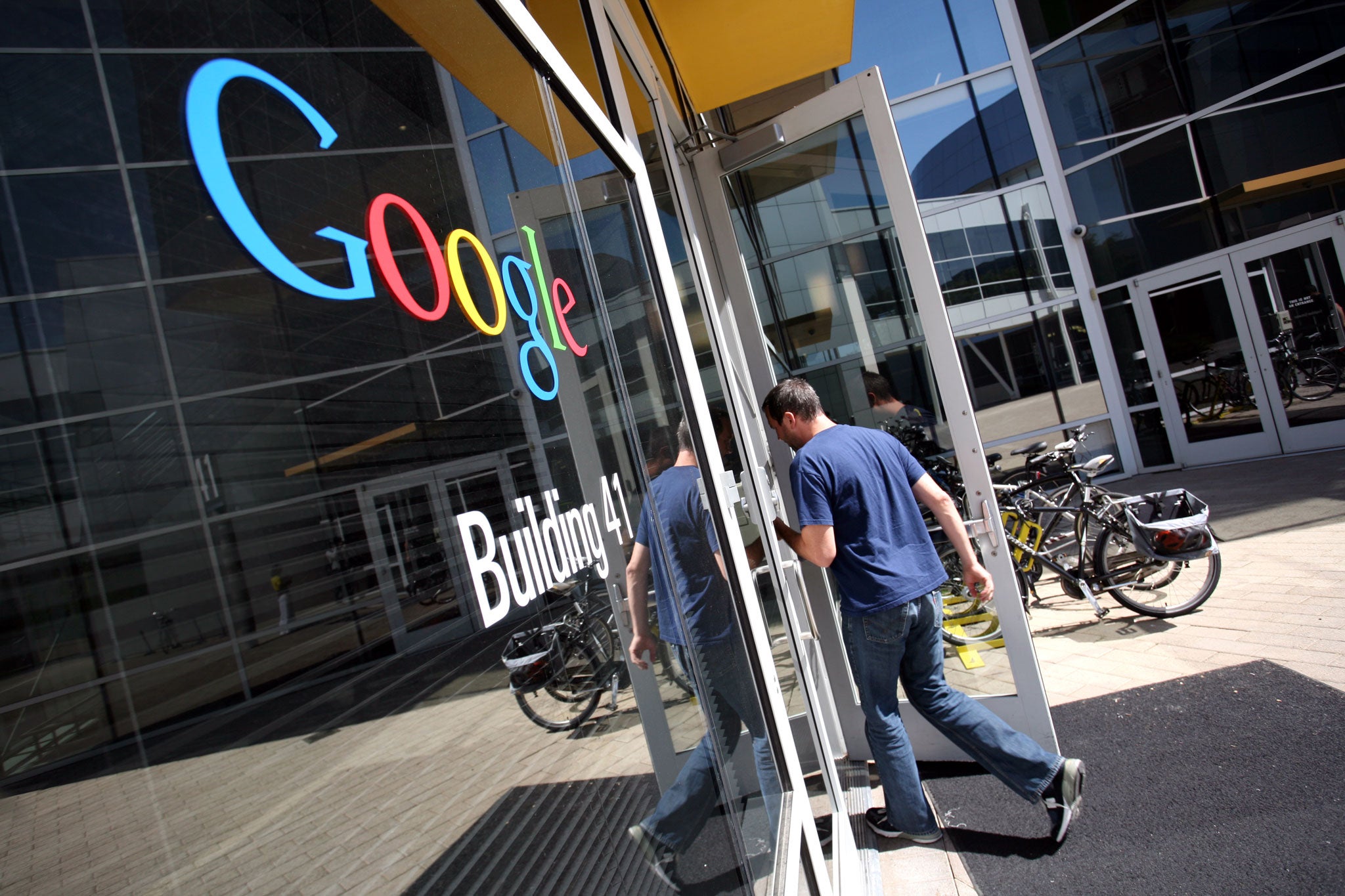 The world's lodestar: Google headquarters in Mount View, California