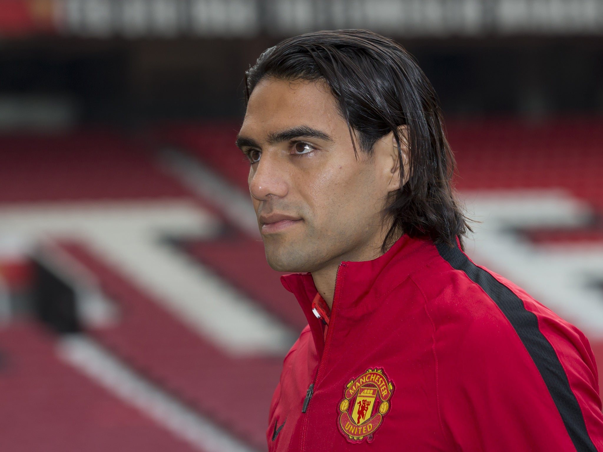 Manchester United's new player Radamel Falcao