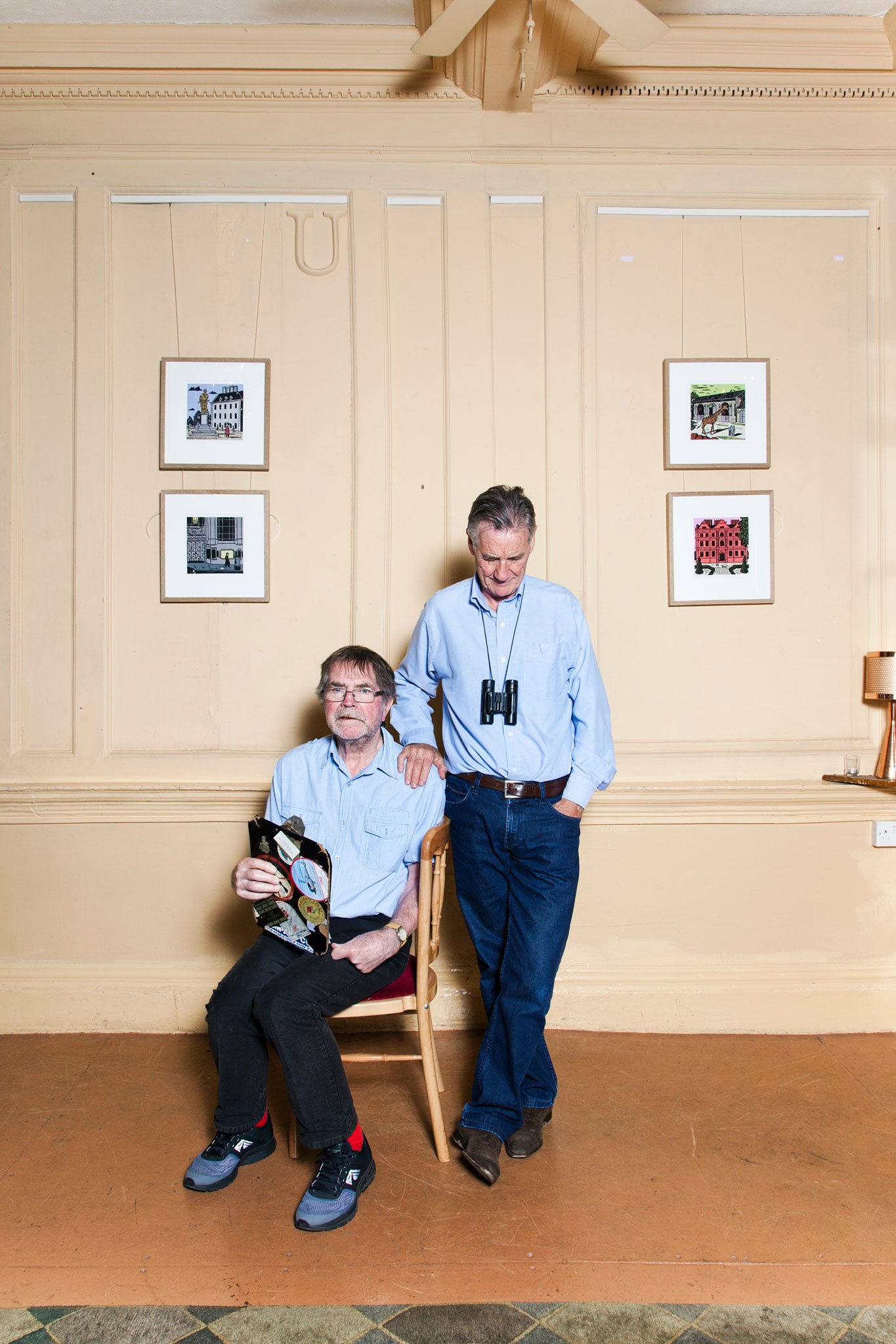 Mills and Palin at the Union club in London's Soho