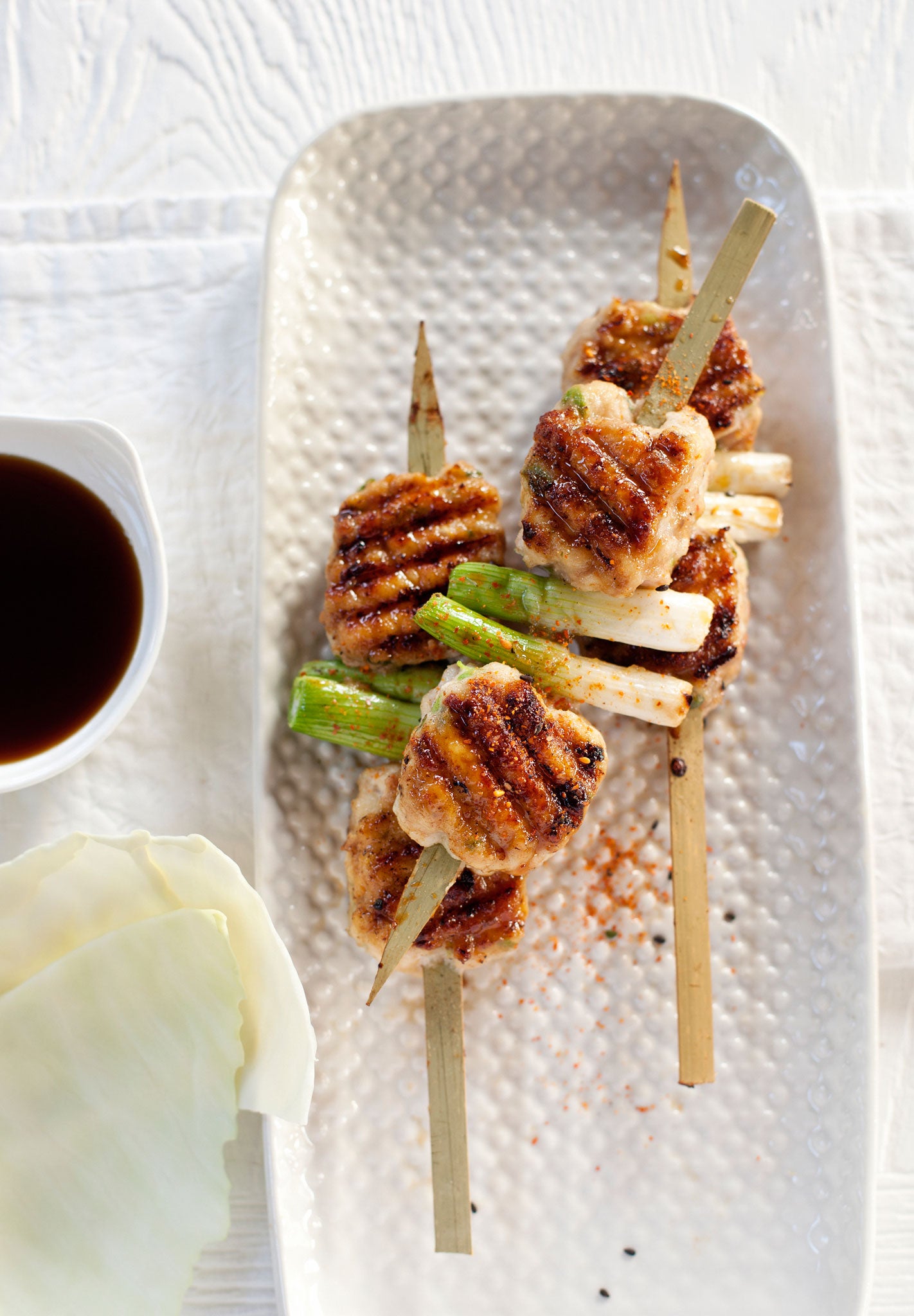 Beautifully succulent: Bill's minced chicken yakitori