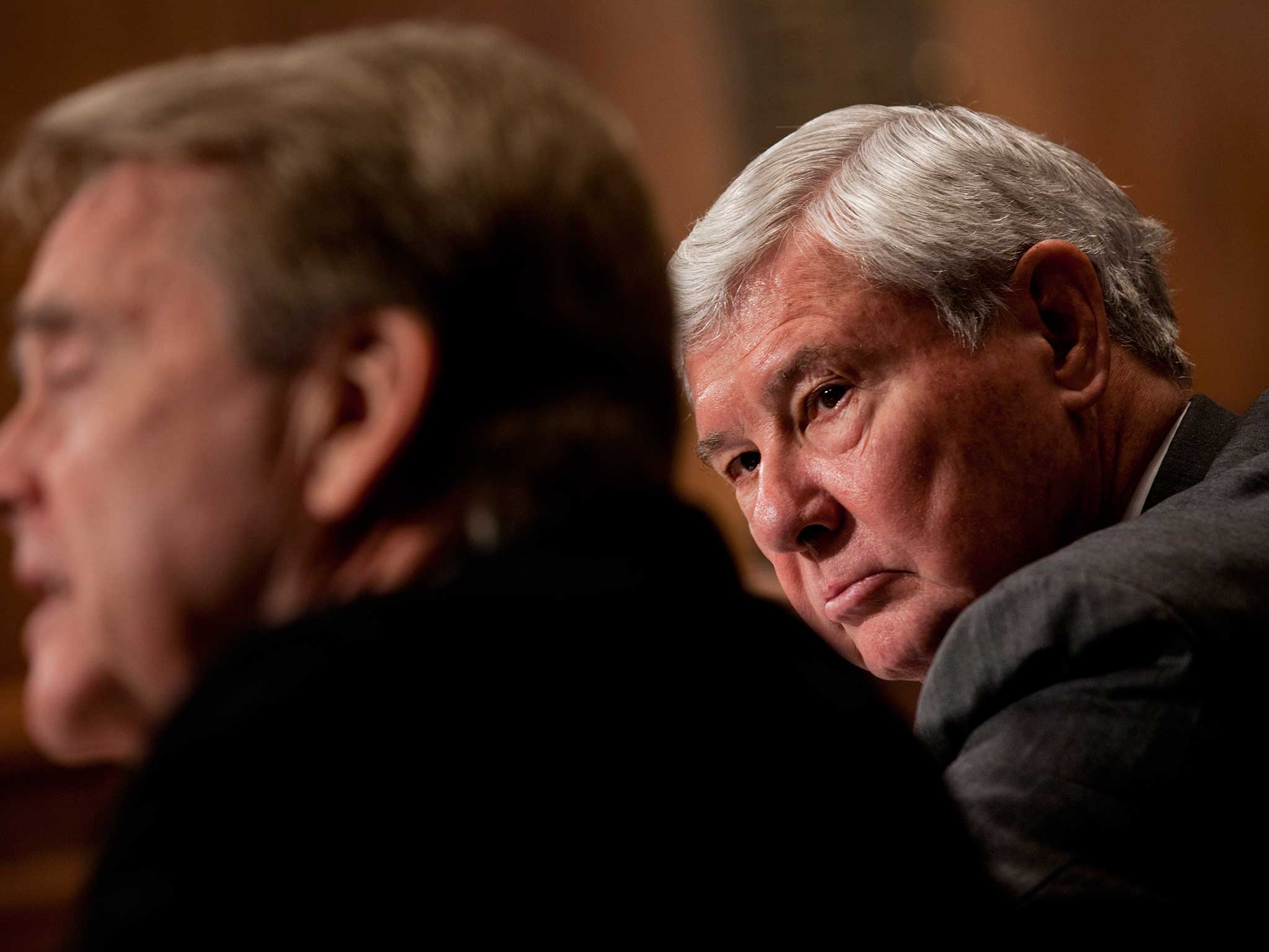 Former Senator Bob Graham (right)