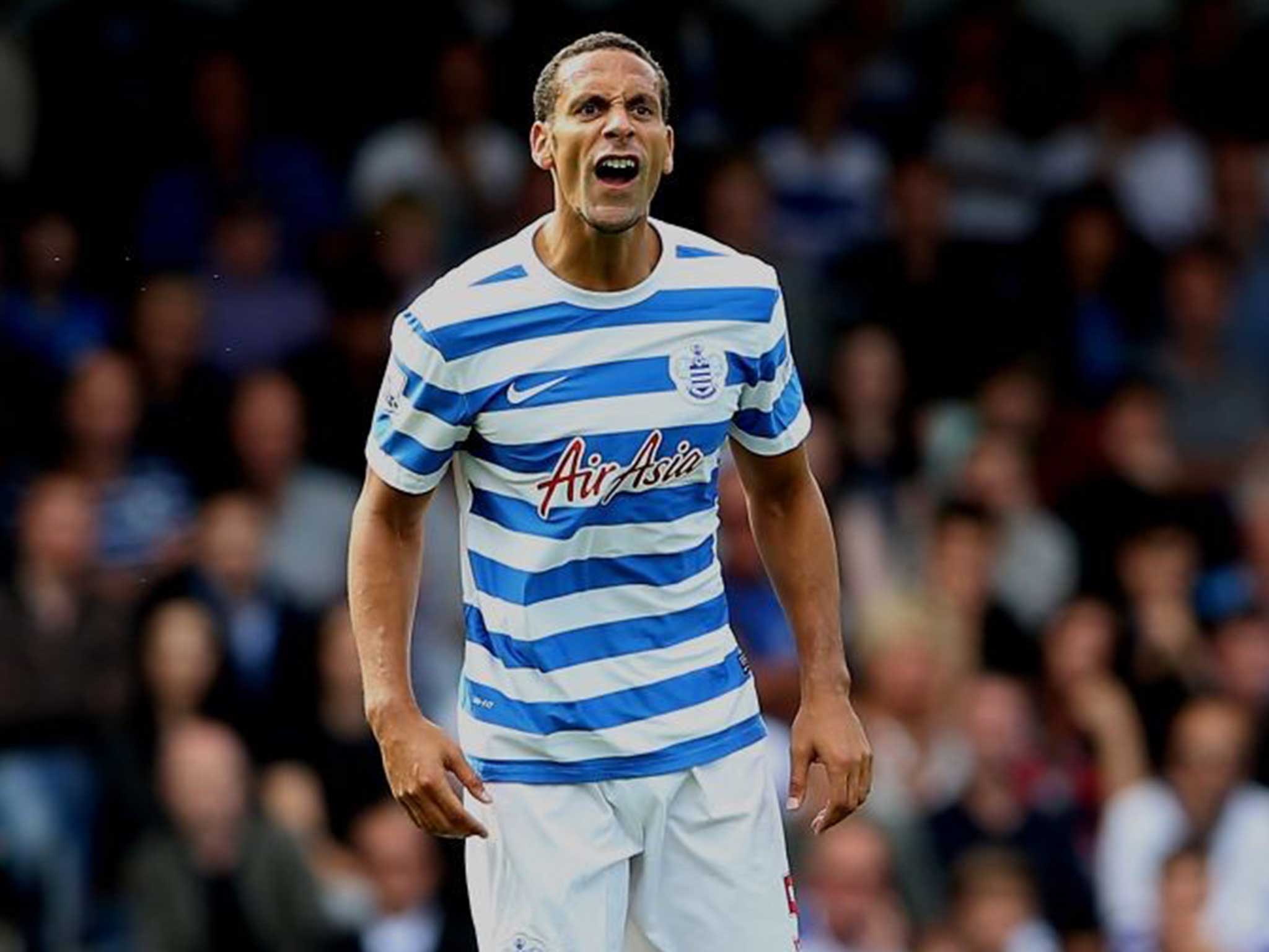 Ferdinand was given a three-match ban