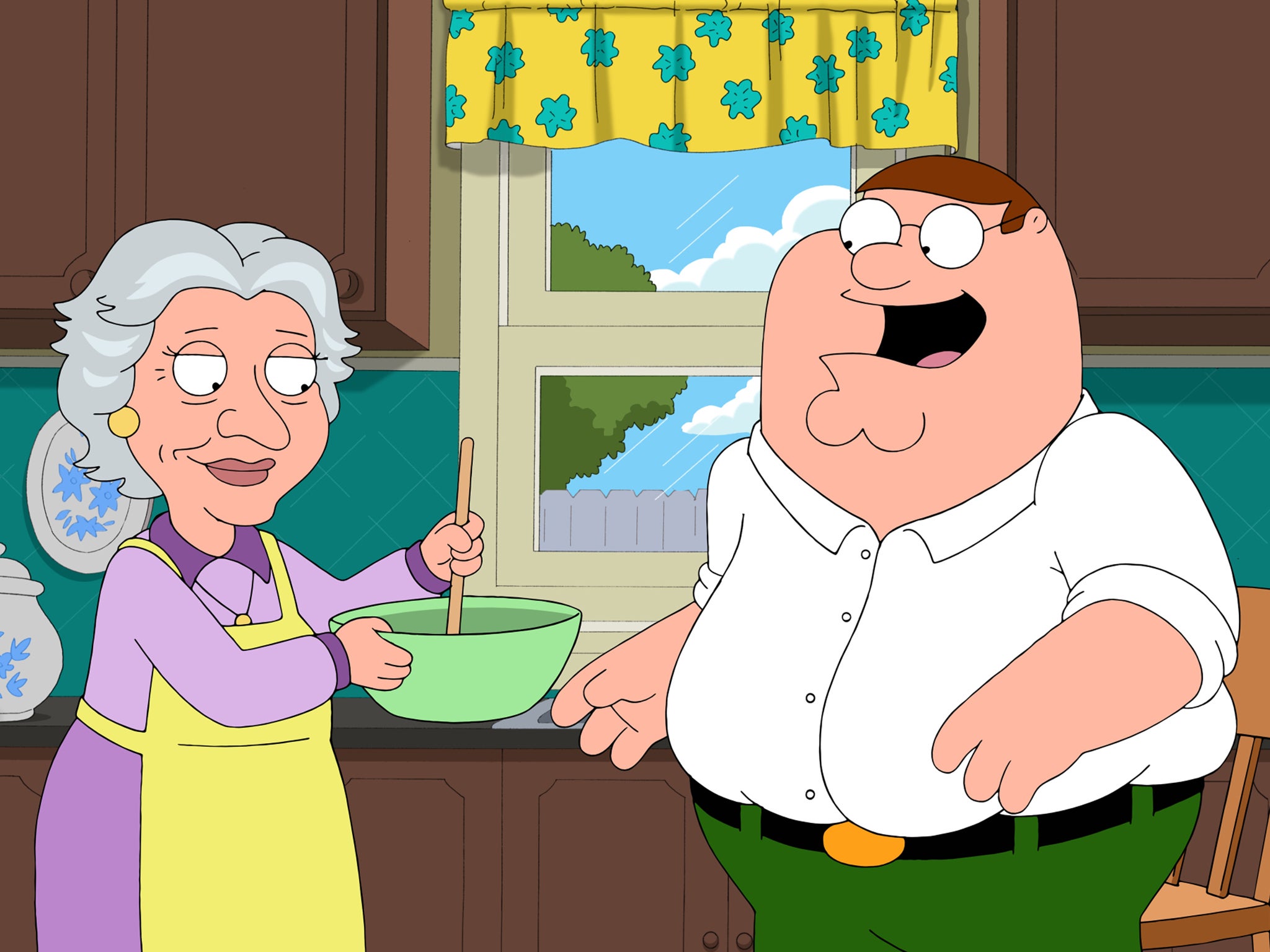 Lauren Bacall stars as Evelyn in 'Family Guy'