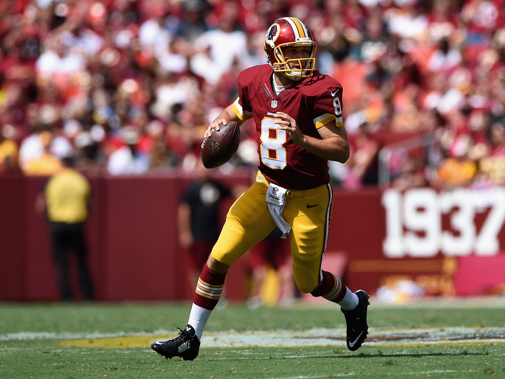 Back-up quarter-back Kirk Cousins came in to lead the Redskins to a 41-10 win