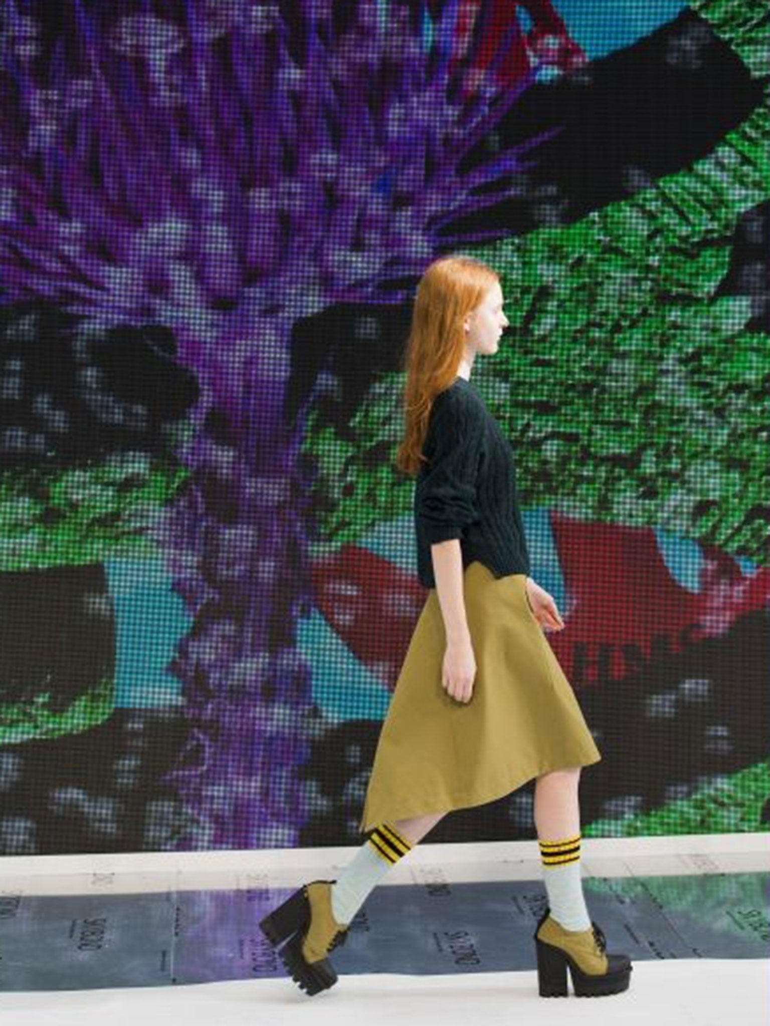 Hunter show during London Fashion Week spring/summer 14