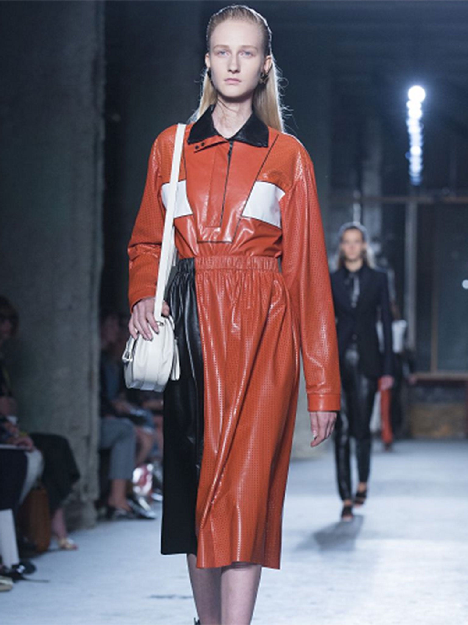 Proenza Schouler's leather look from the New York Fashion Week spring/summer 14 show