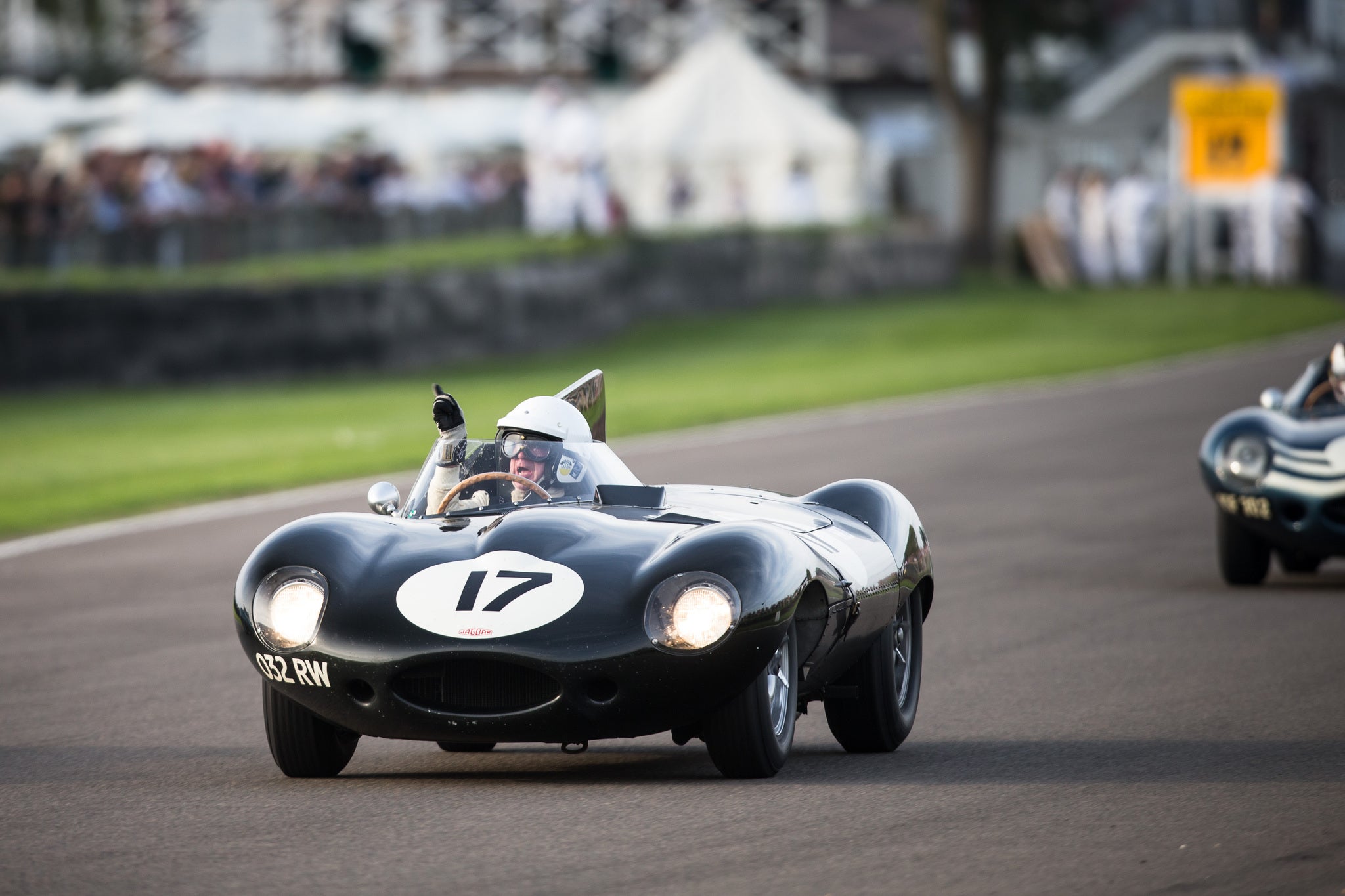 Lapping it up at Goodwood: the Jaguar D-type