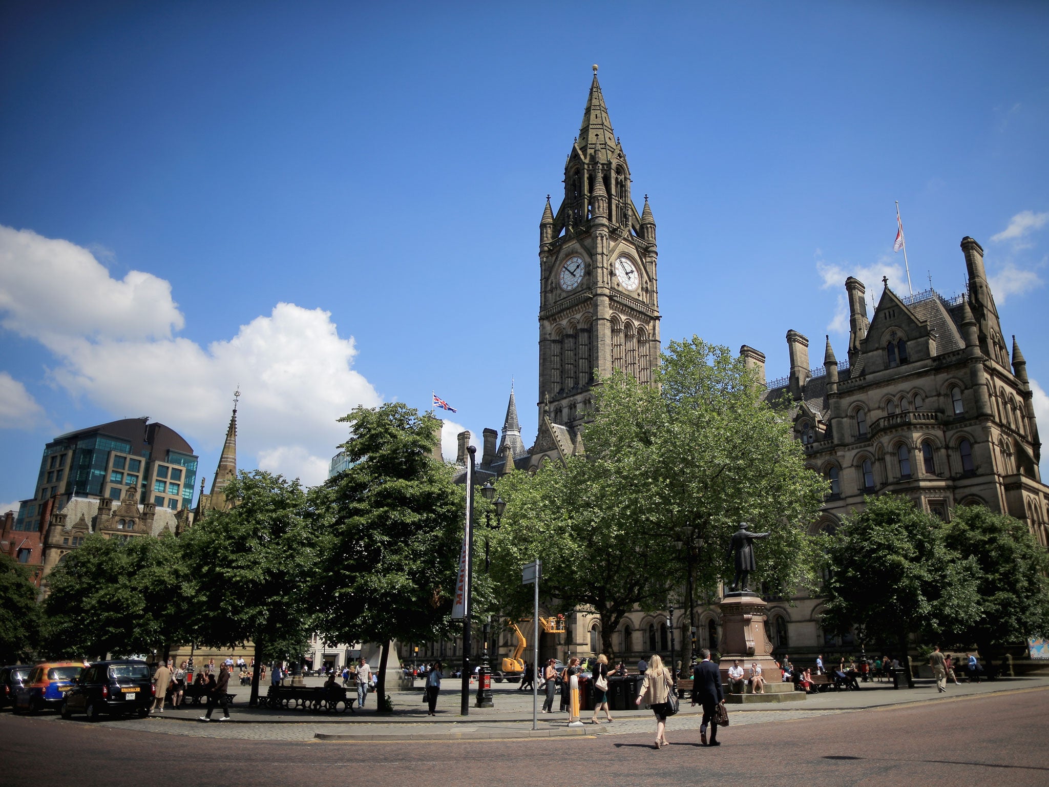 Manchester Town Hall.