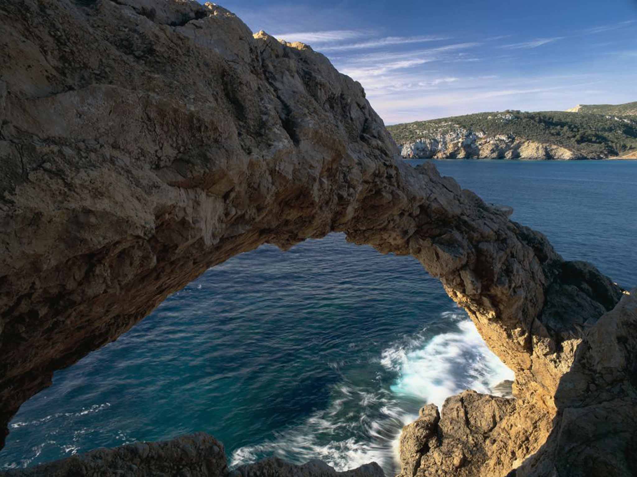 Cabrera: a spectacular coastal arch