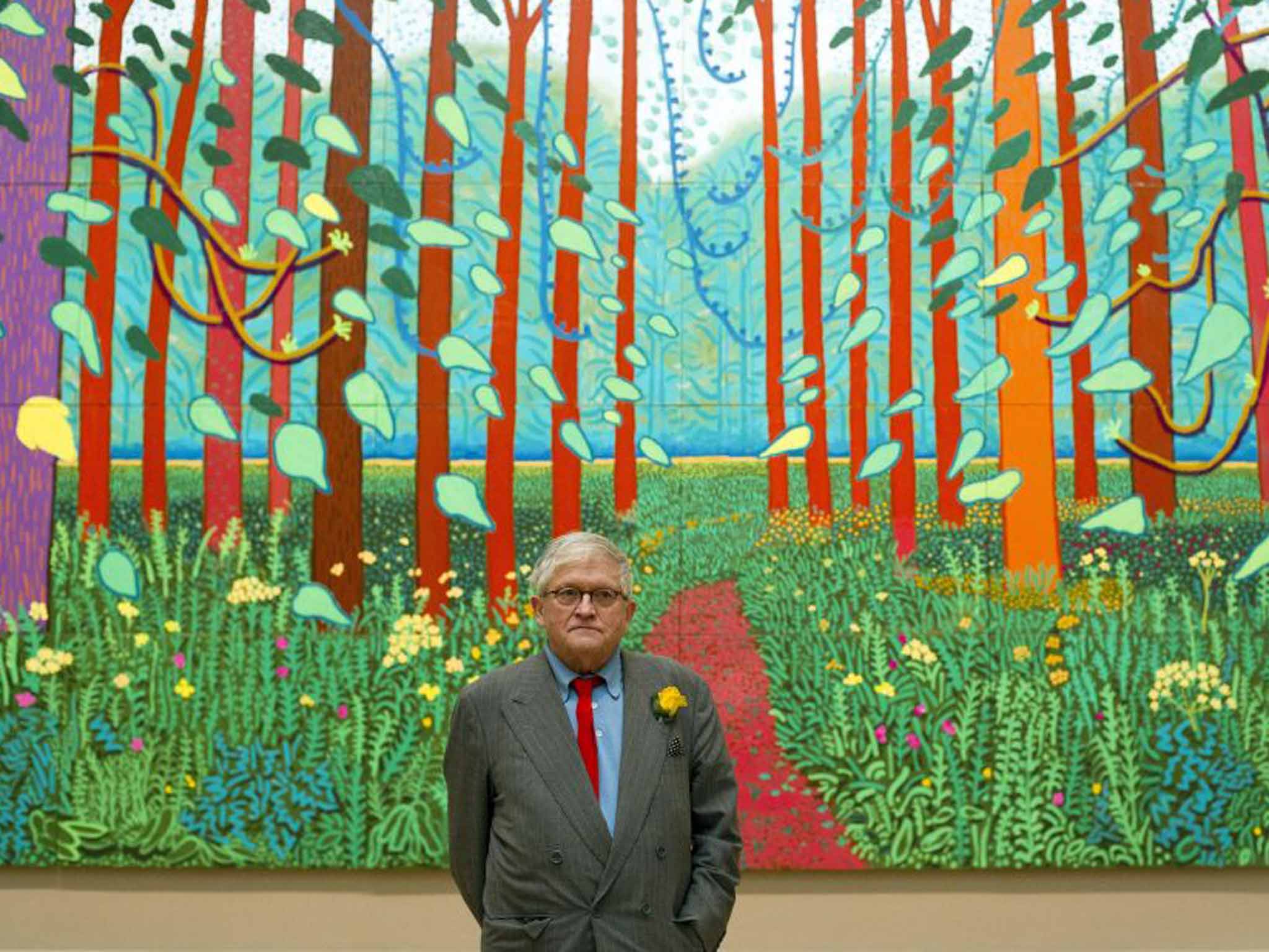 David Hockney had 600,000 visitors flock to his 2012 Royal Academy Show